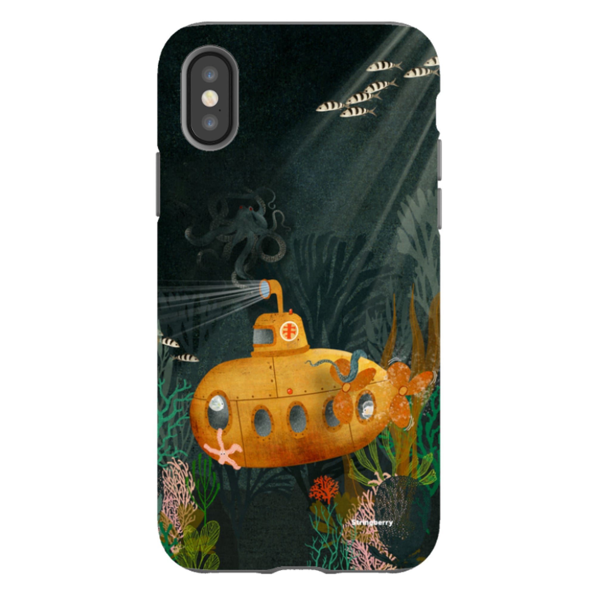 iPhone Tough Case - Submarine By Katherine Quinn