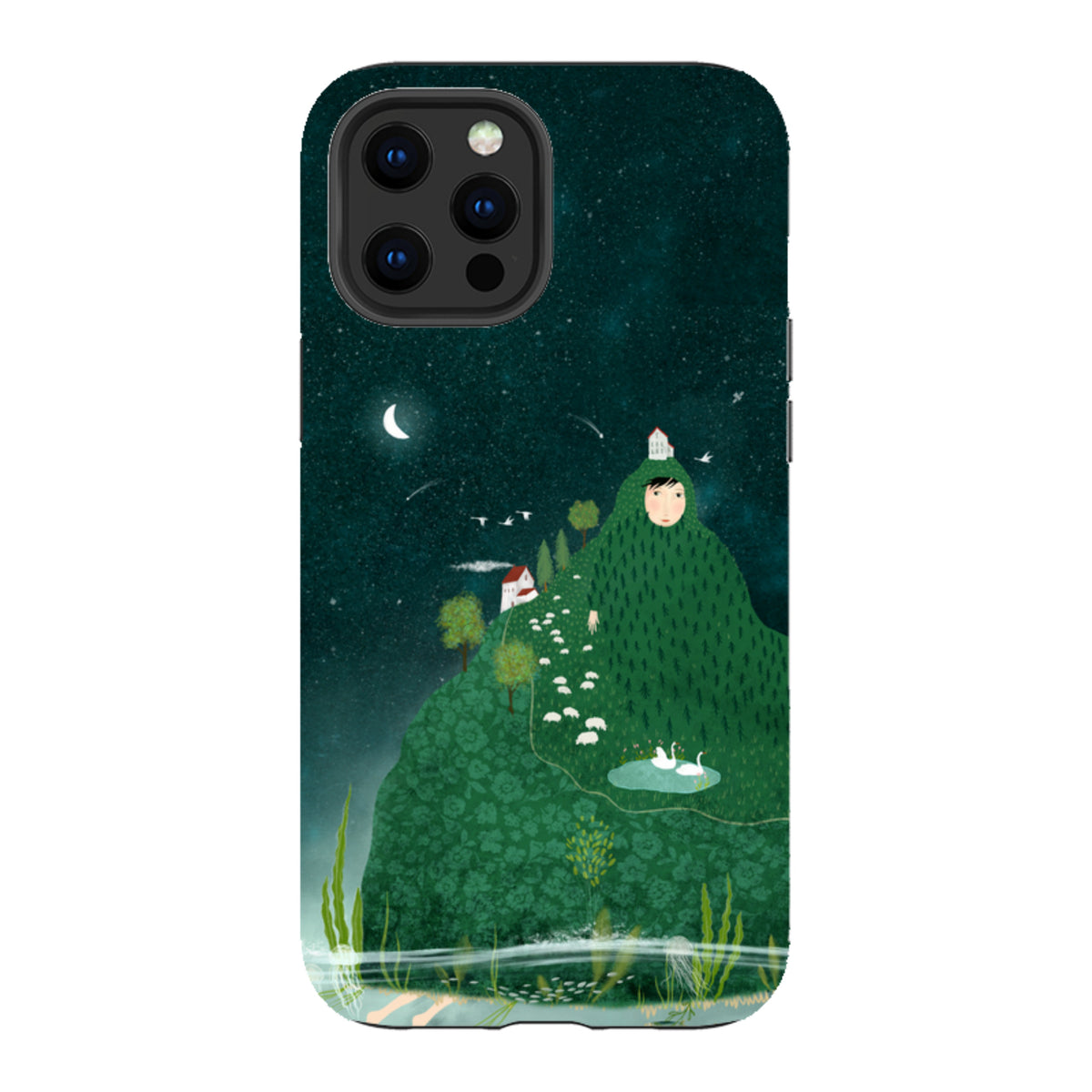 iPhone Tough Case - Hill lady By Katherine Quinn