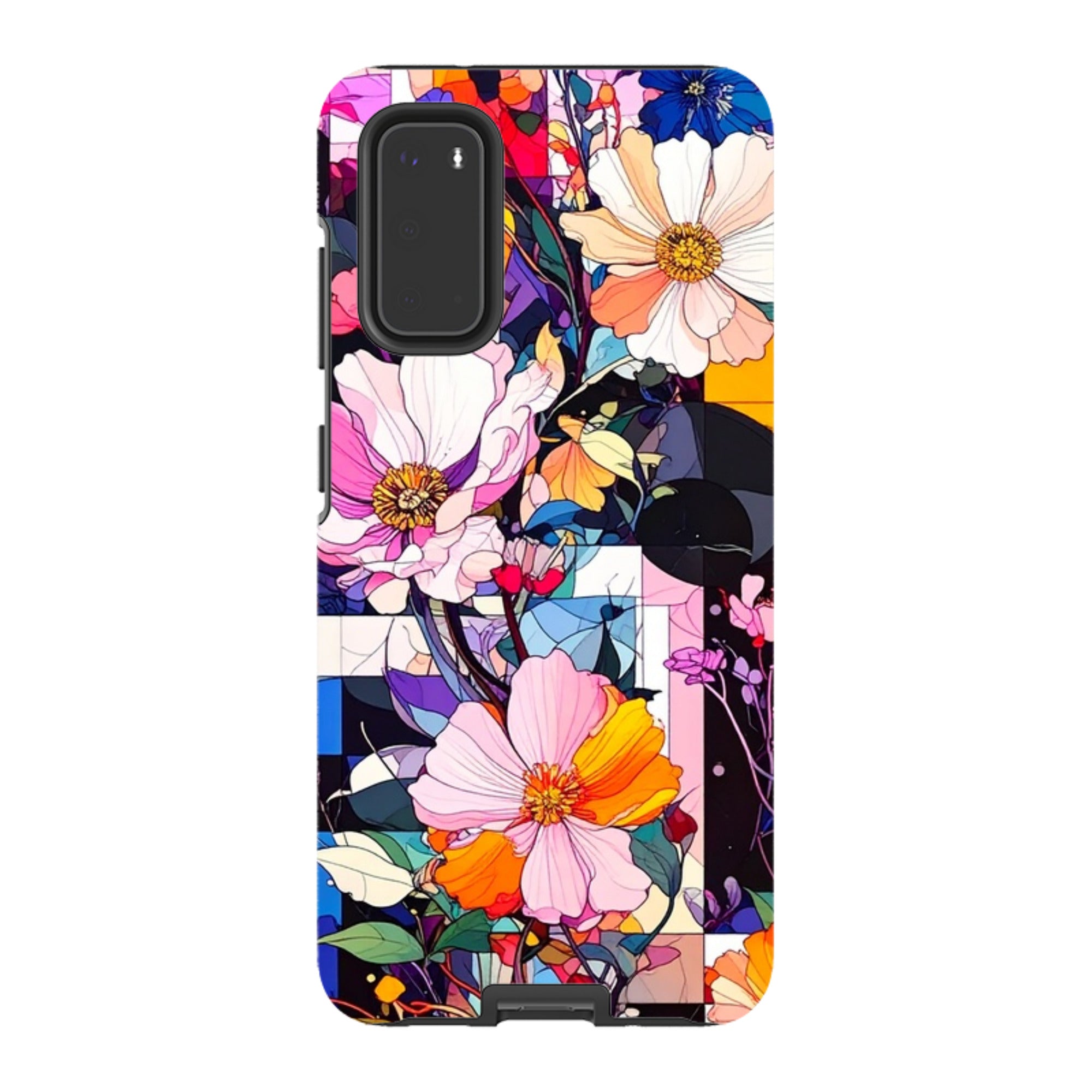 Samsung Tough Case - Block Floral