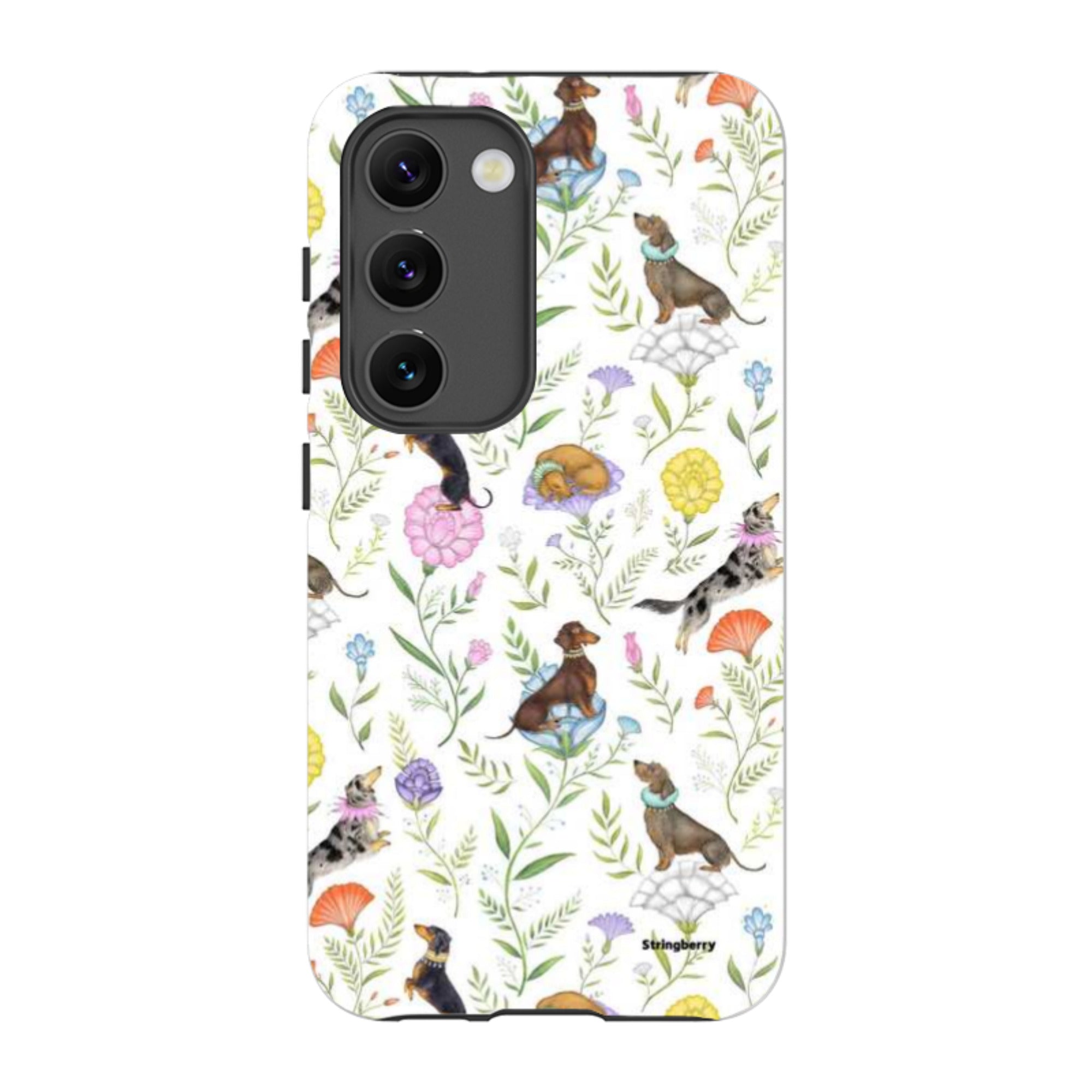 Samsung Tough Case - Doxy Day Afternoon White By Catherine Rowe