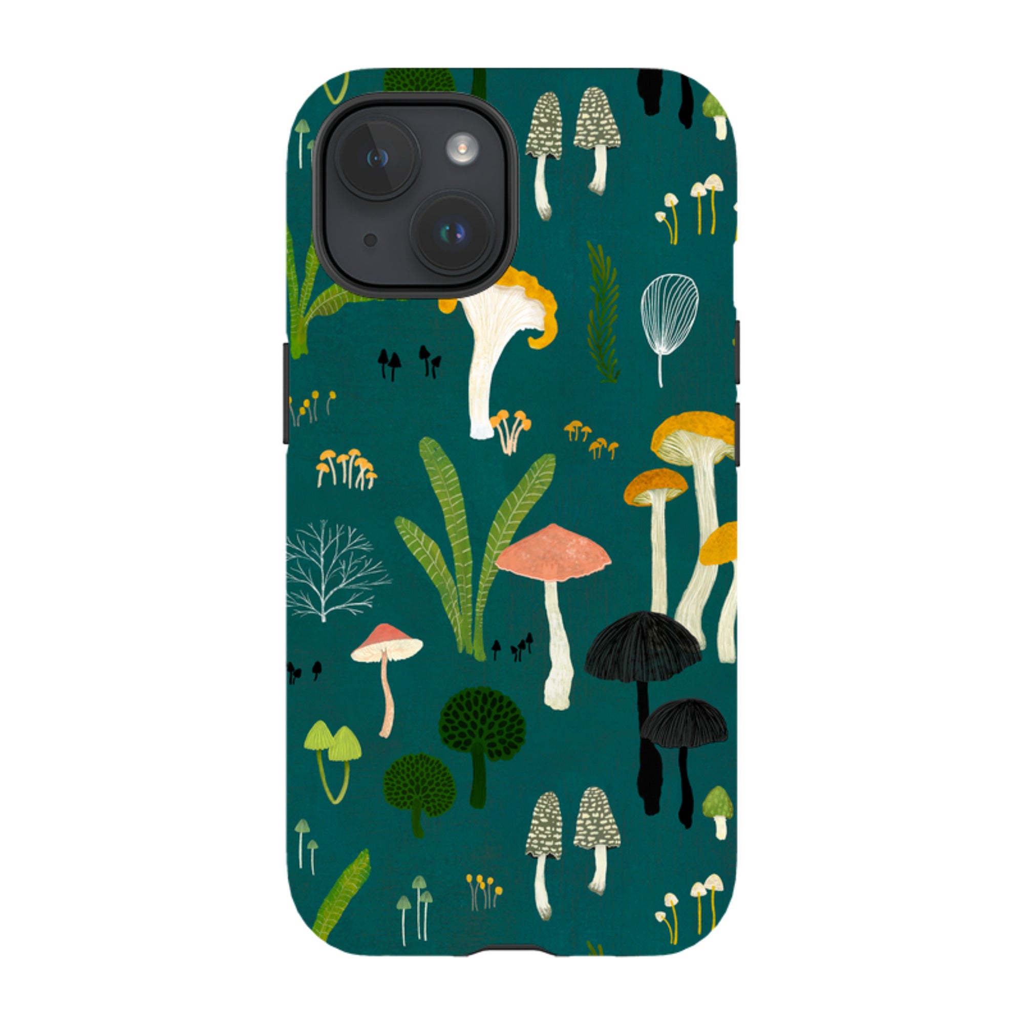 iPhone MagSafe Tough Case - Mushroom Lake By Katherine Quinn