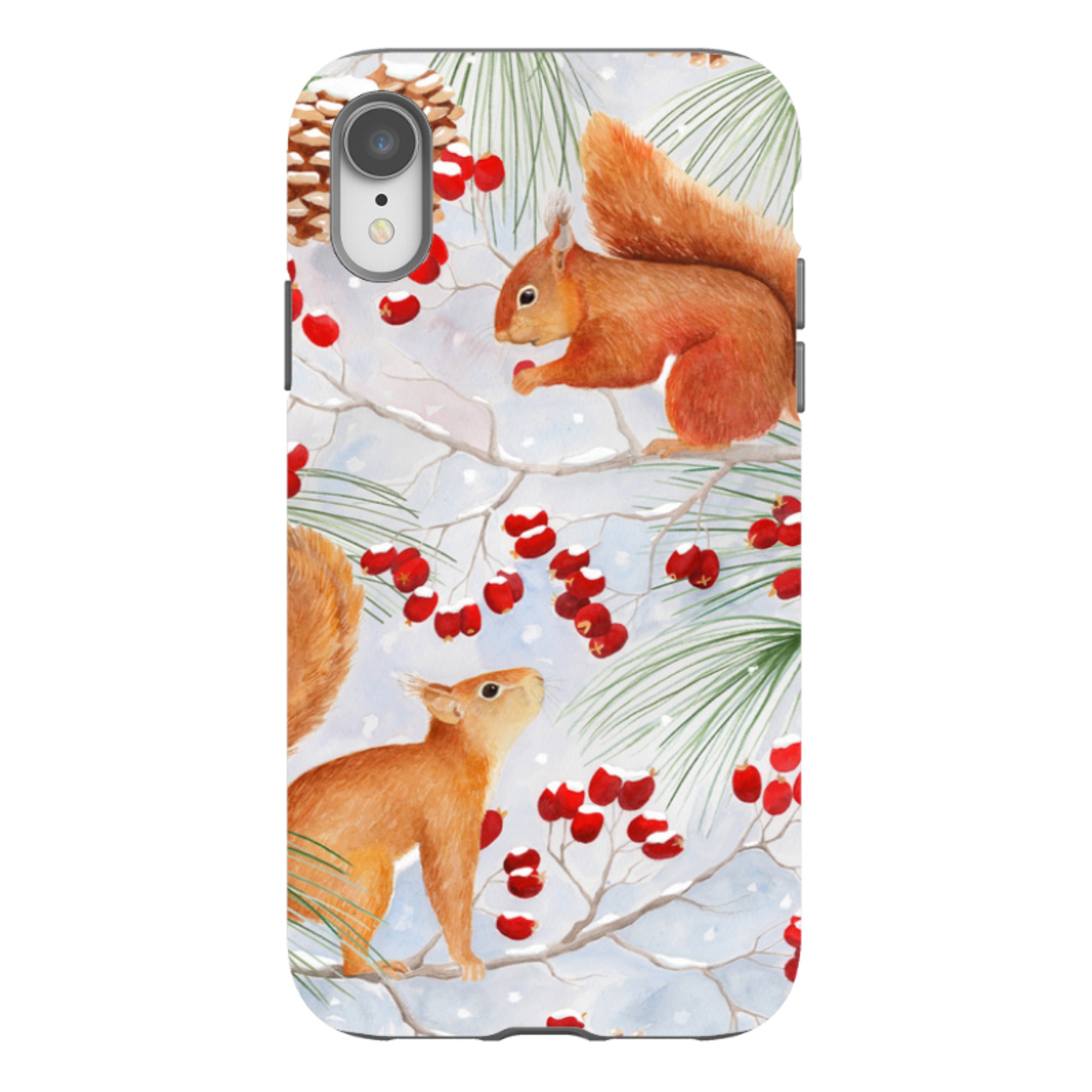 iPhone Tough Case - Red Squirrels By Bex Parkin