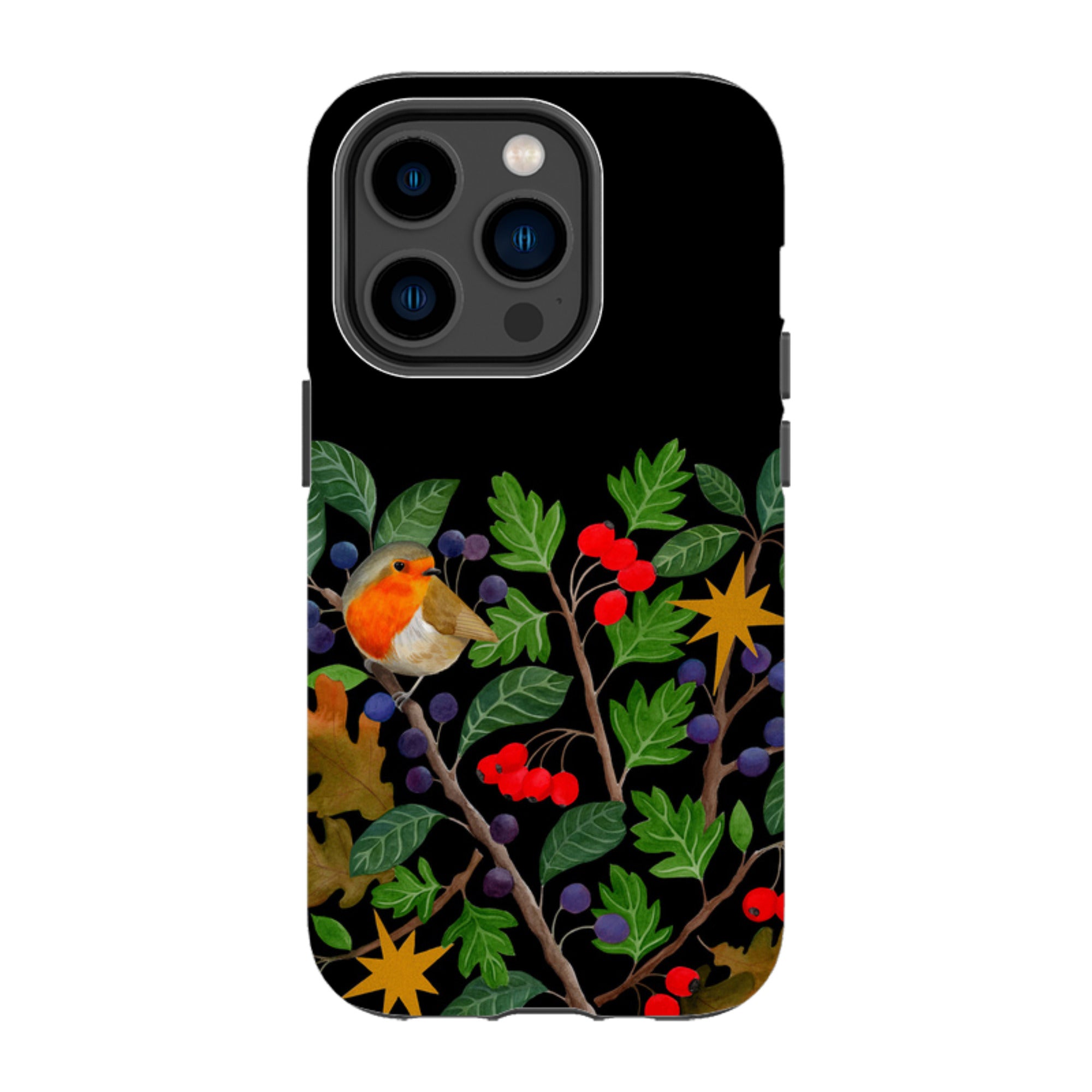 iPhone Tough Case - Sloe Robin By Bex Parkin