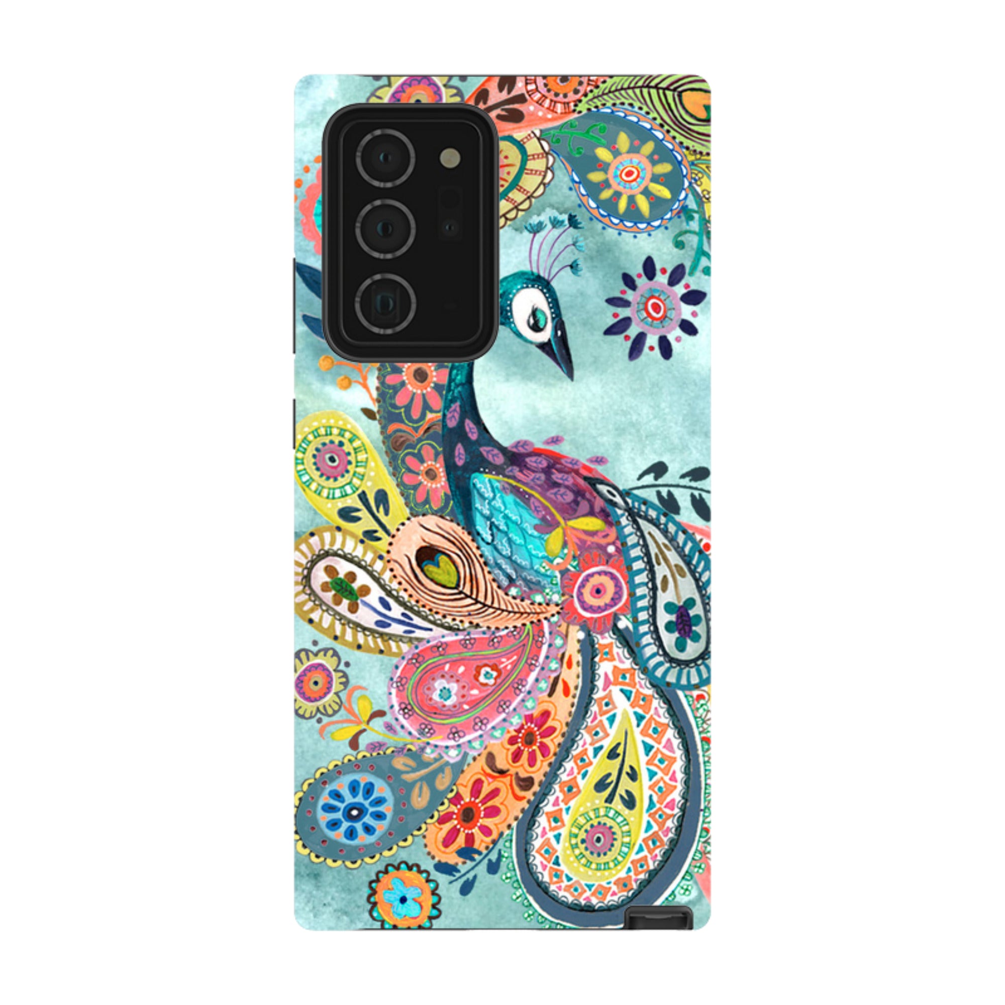 Samsung Tough Case - Peacock Dreams By Caroline Bonne Muller