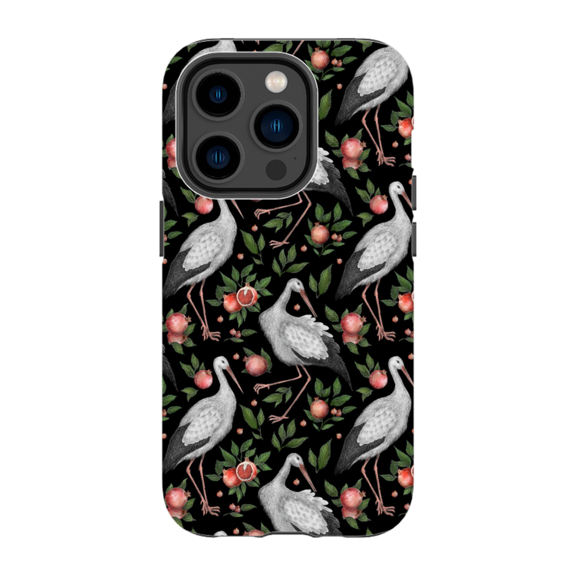 iPhone MagSafe Tough Case -  Stork Pattern By Catherine Rowe