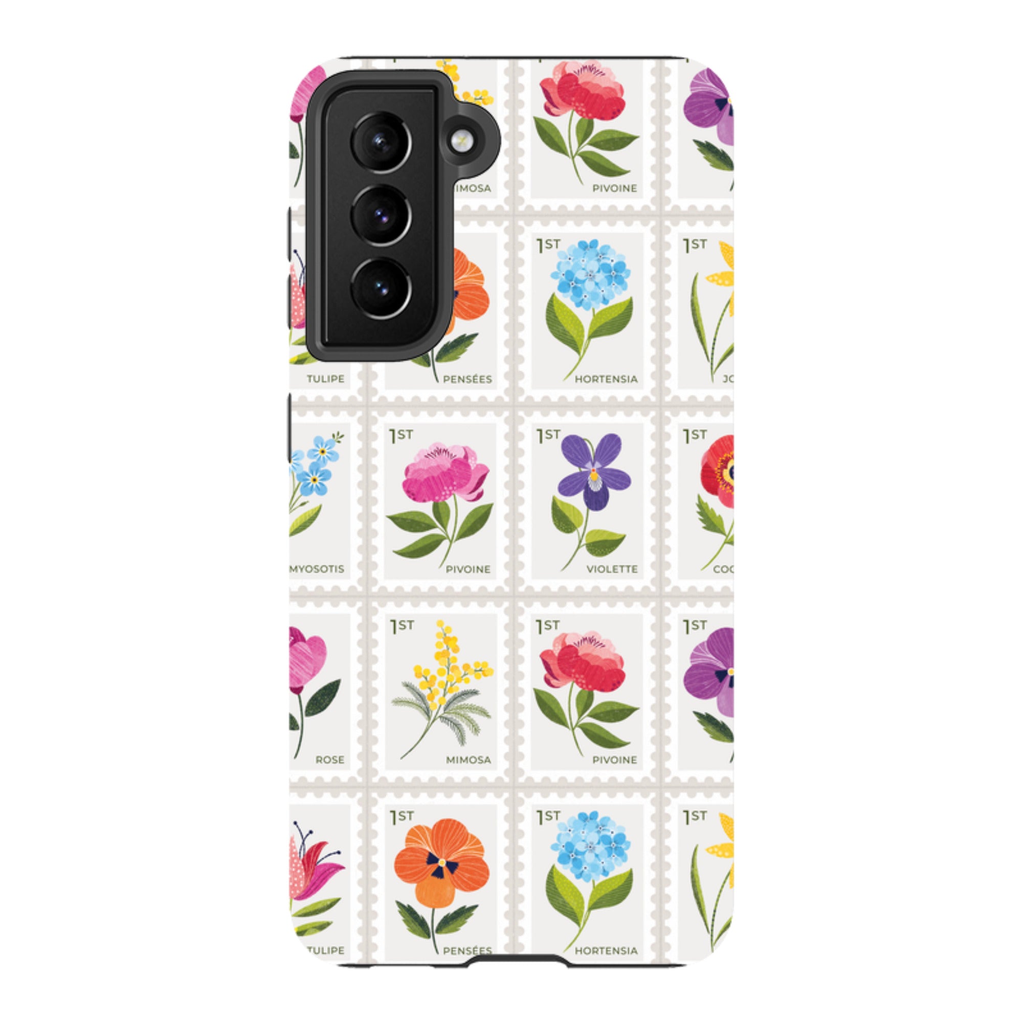 Samsung Tough Case - Floral Postage Stamps By Ali Brookes