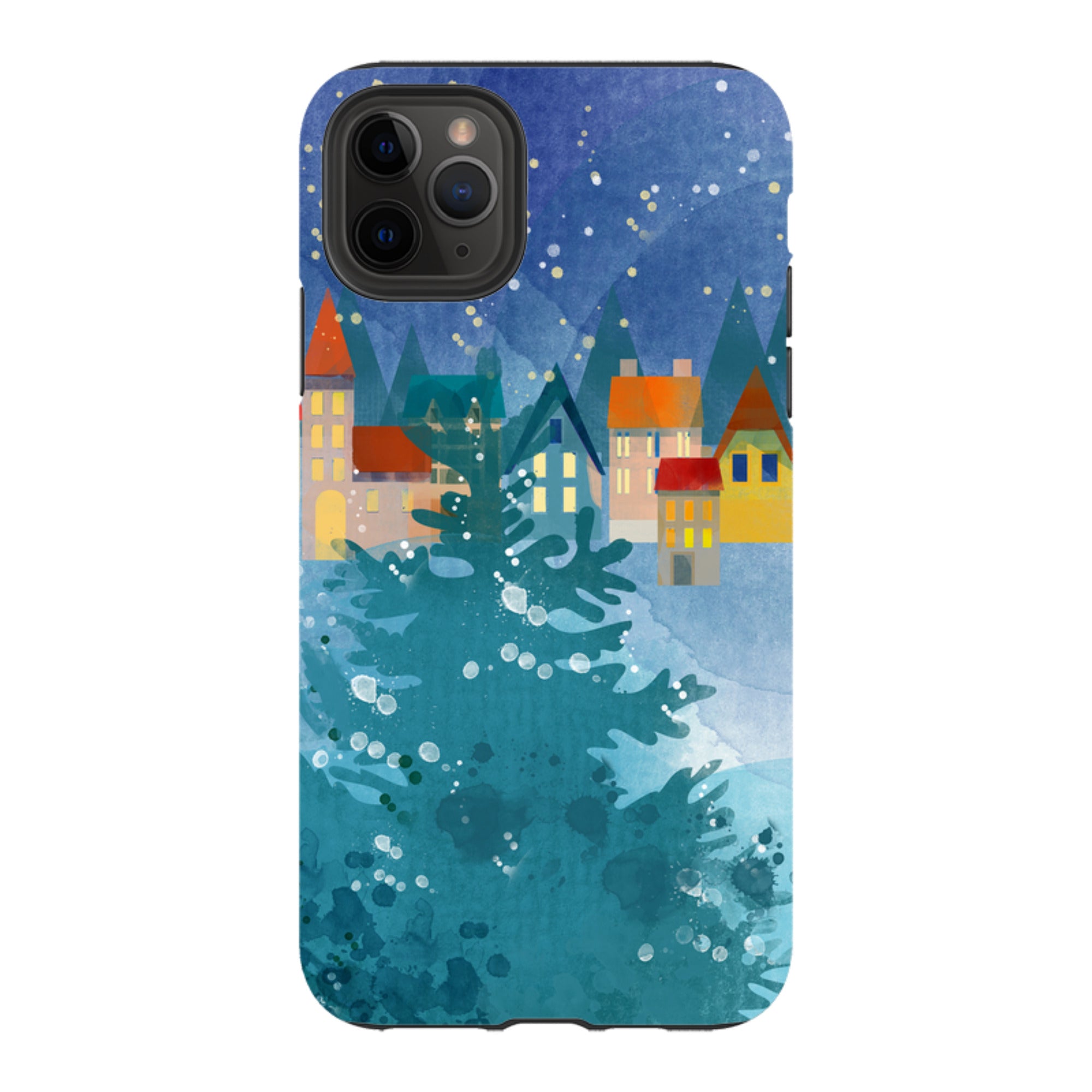 iPhone Tough Case - Winter Town