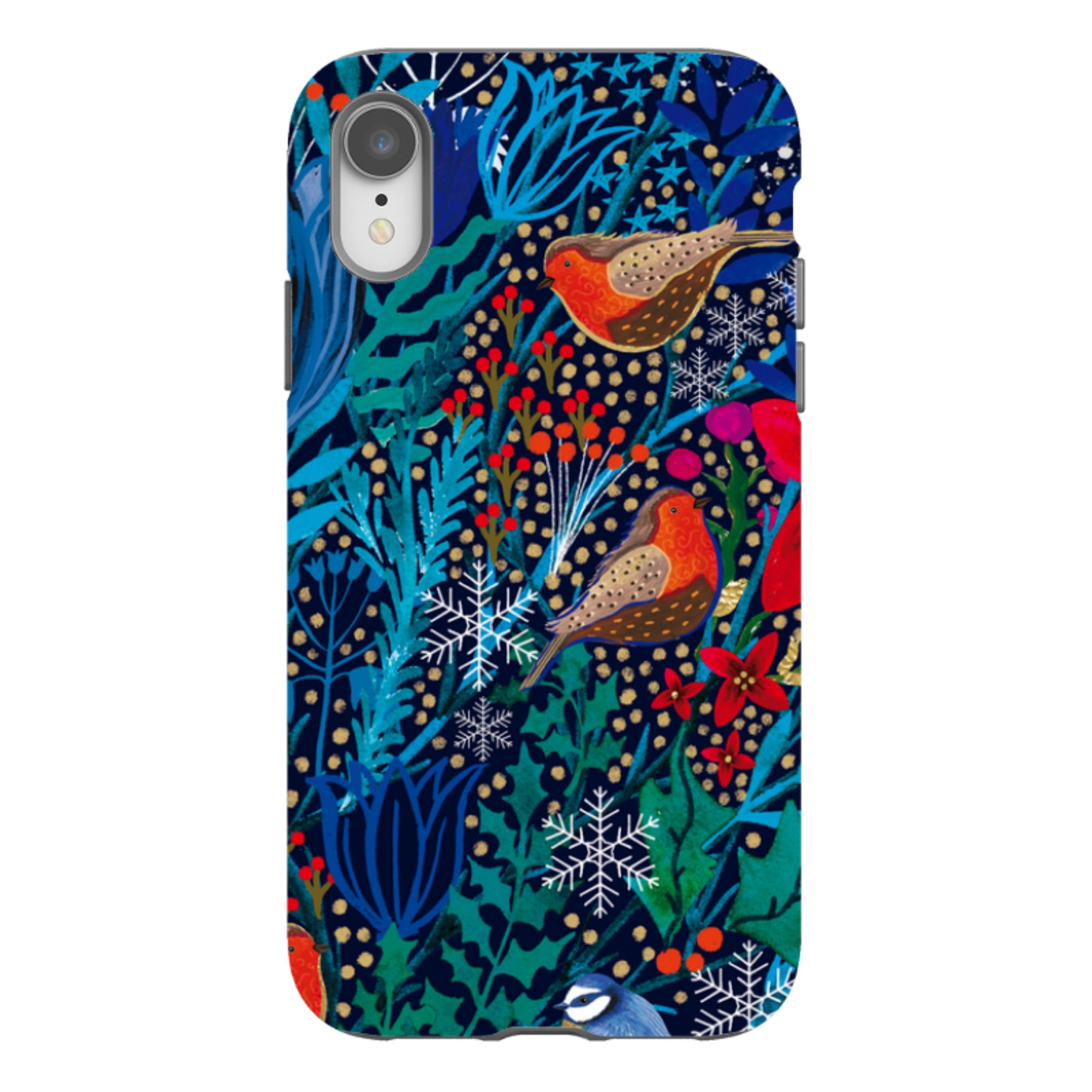 iPhone Tough Case - Xmas Robin III By Emma Frances Grant