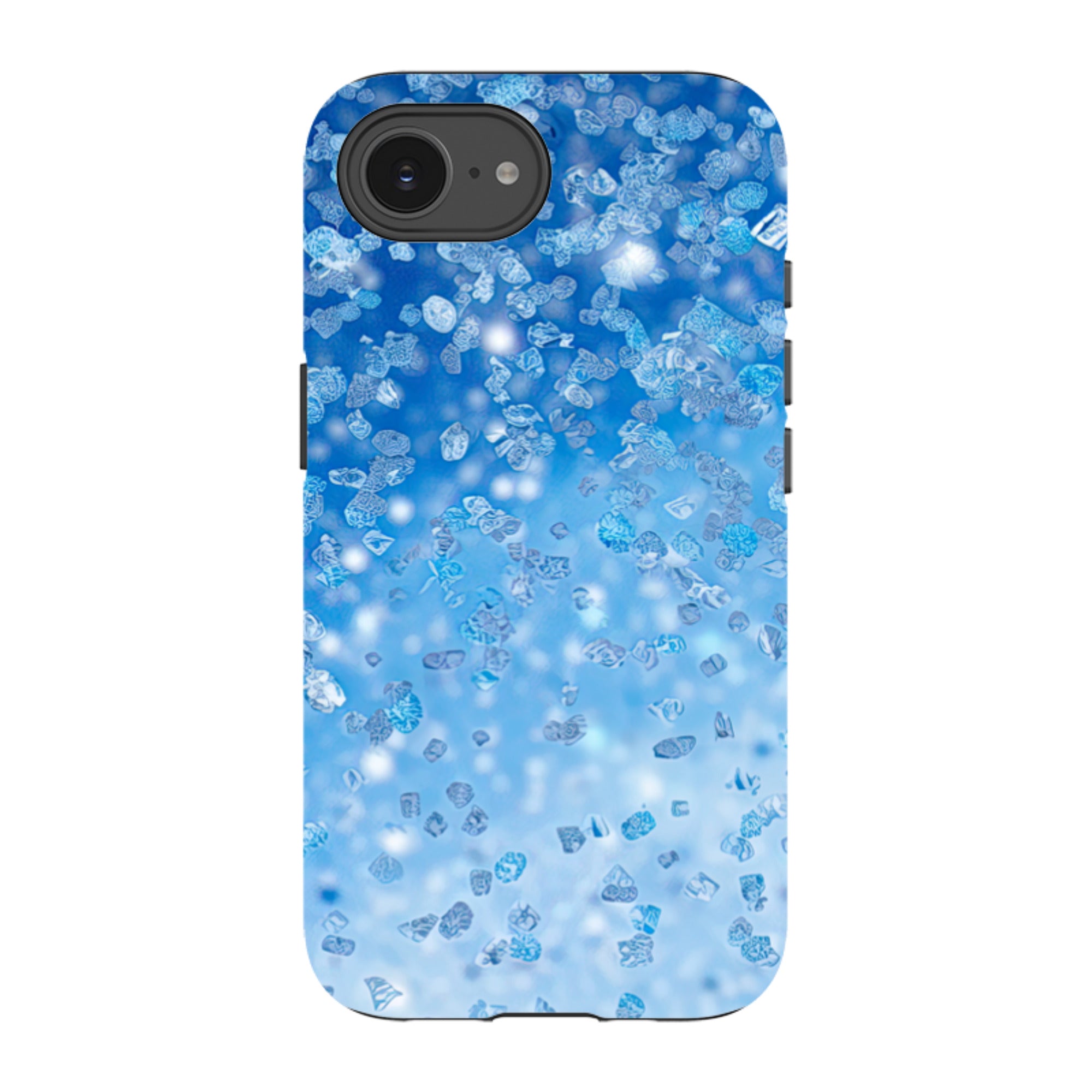 iPhone Case - Blue Glitter (case does not glitter)