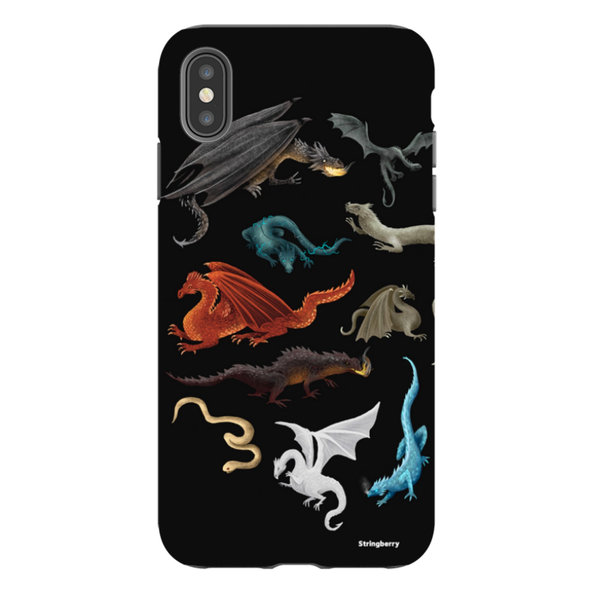 iPhone Tough Case - Dragons, Wyverns, Wyrms By Anna Stead