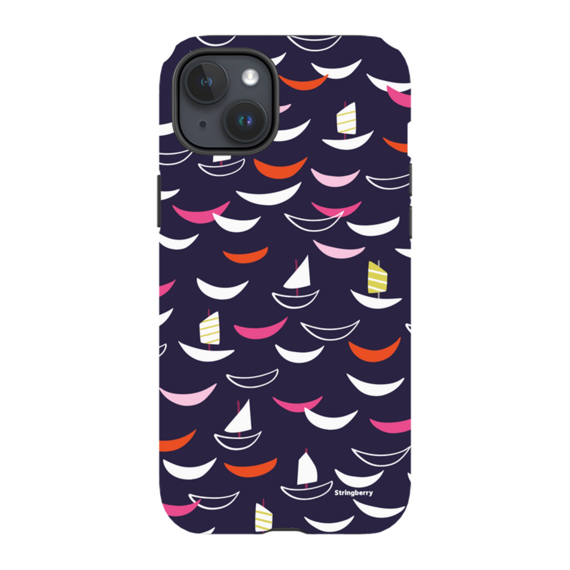 iPhone MagSafe Tough Case -  Little Boats By Ali Brookes