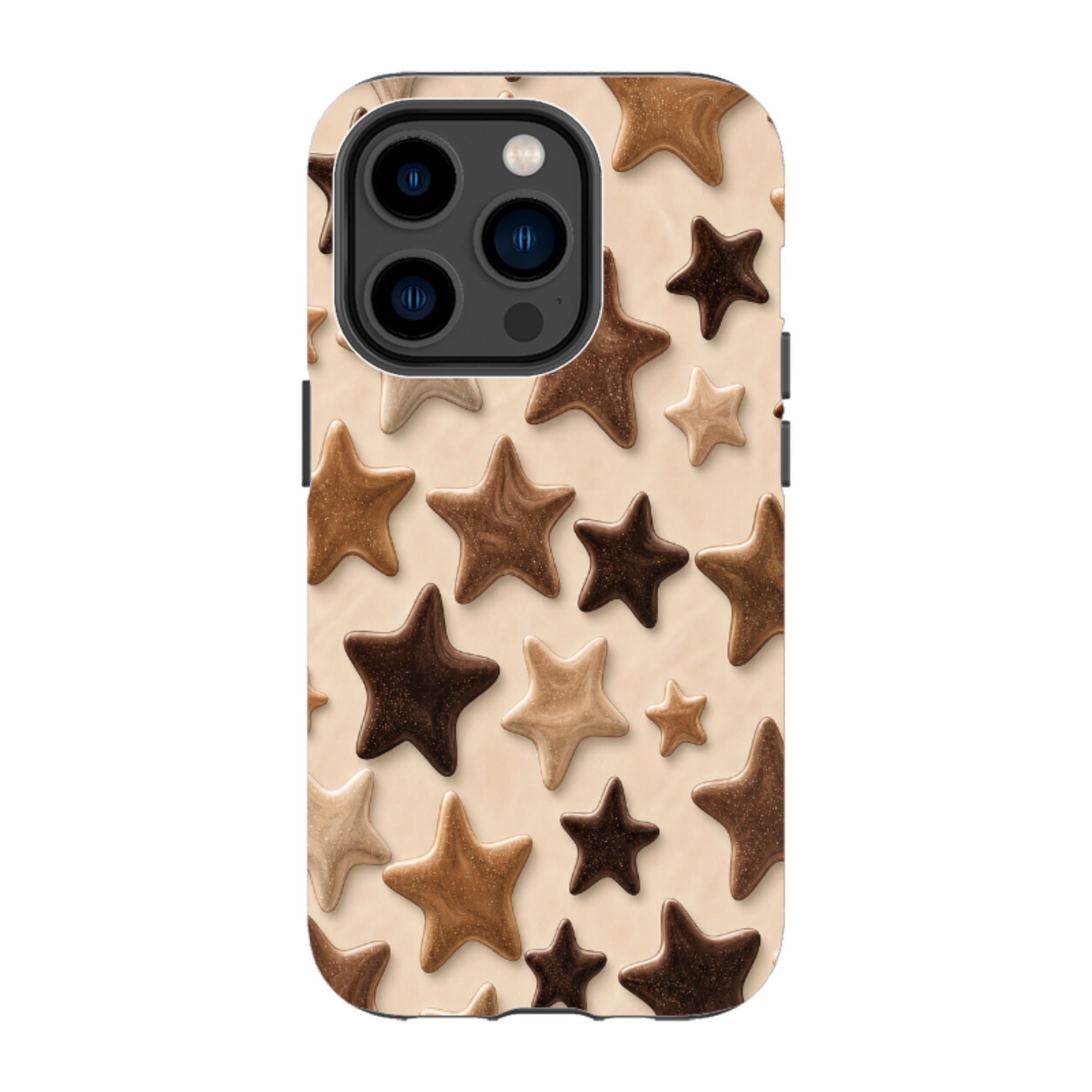 iPhone Tough Case - Brown Star