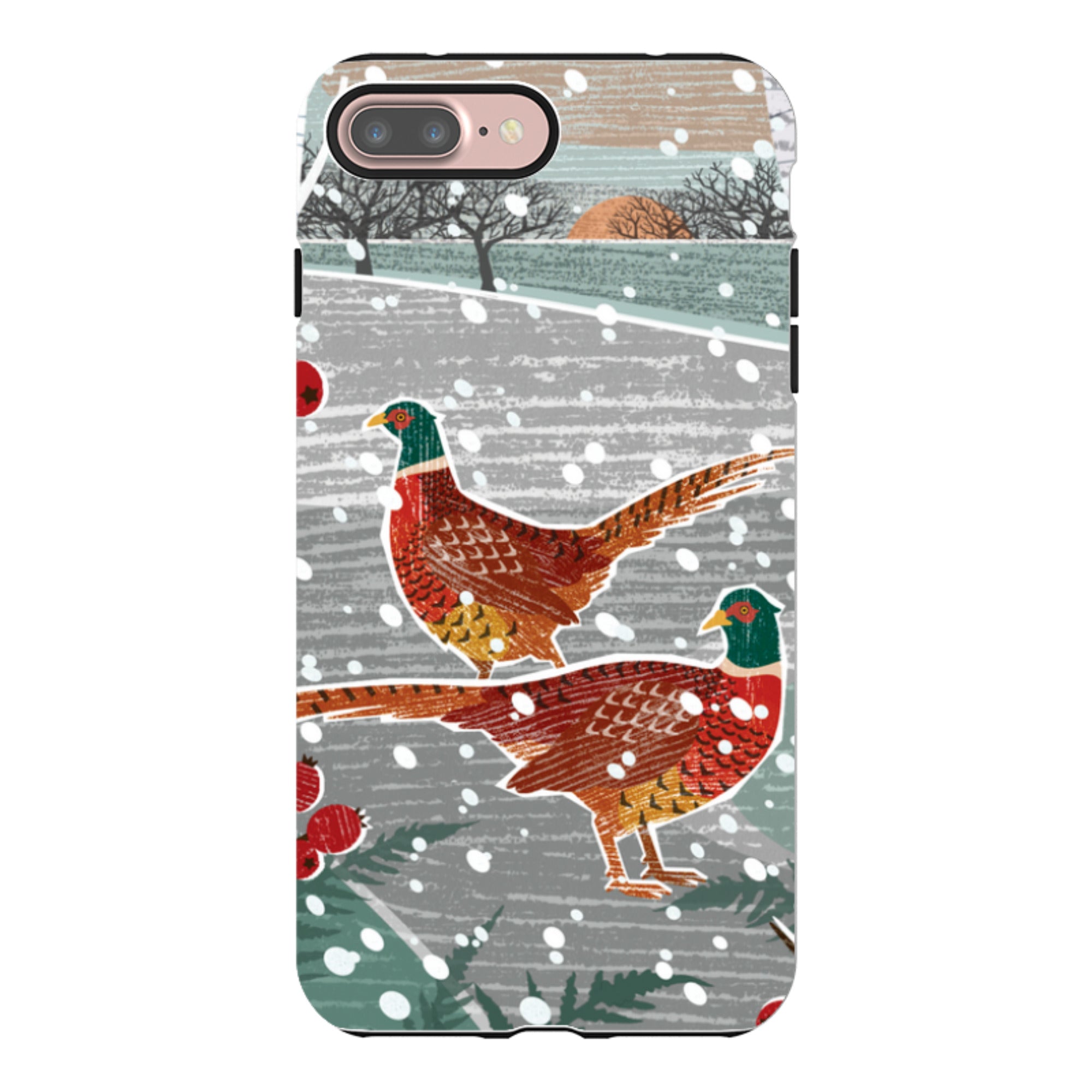 iPhone Tough Case - Snowy Day By Liane Payne