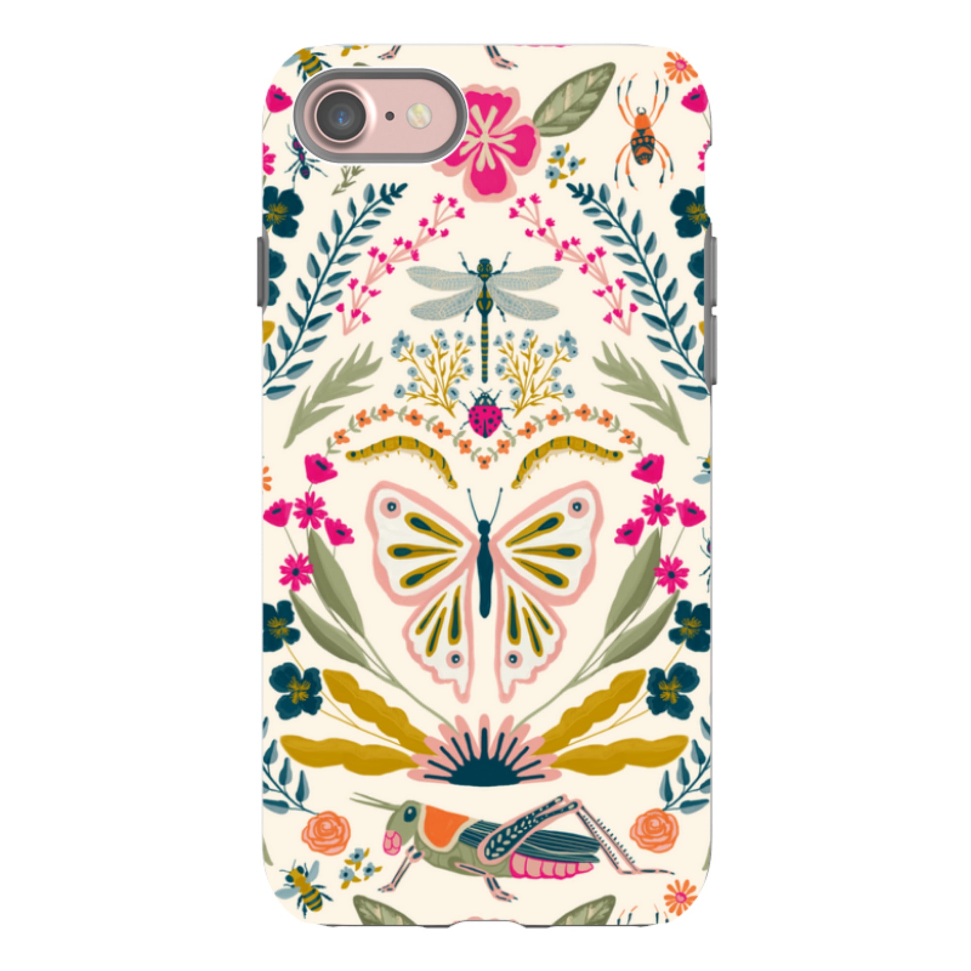 iPhone Case - Butterfly Floral By Abby Jacobs
