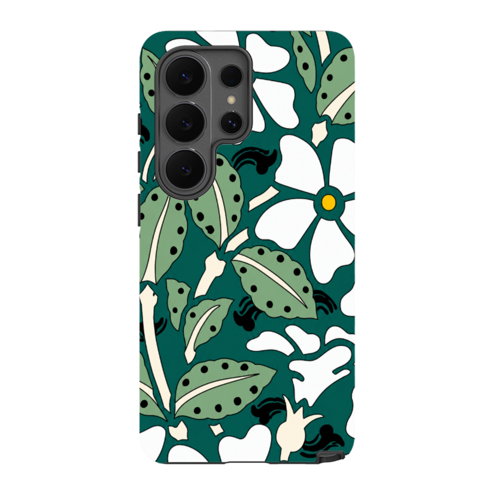 Samsung Tough Case - Vintage Woodblock Print