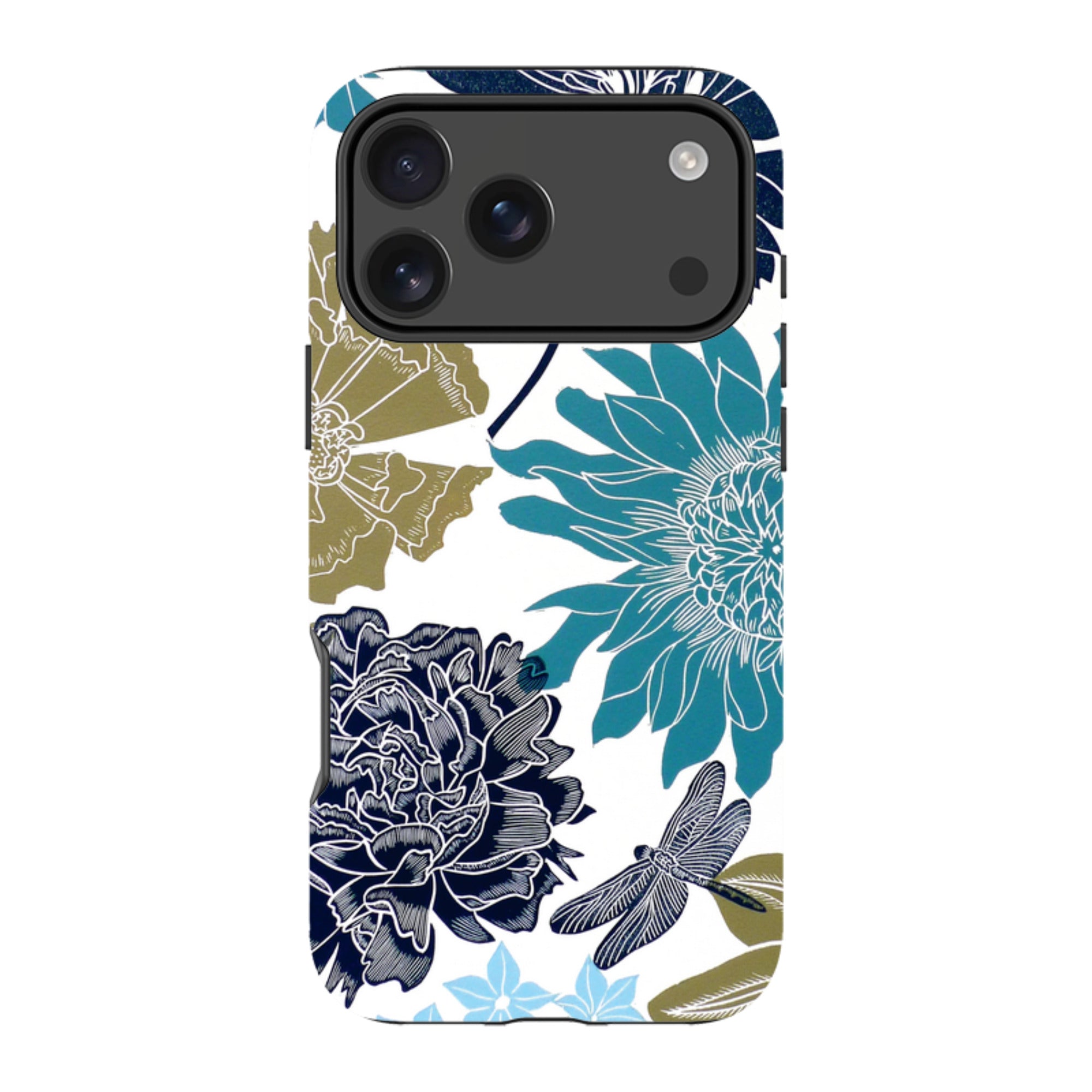 iPhone Tough Case - Cottage Garden Drangonfly By Kate Heiss