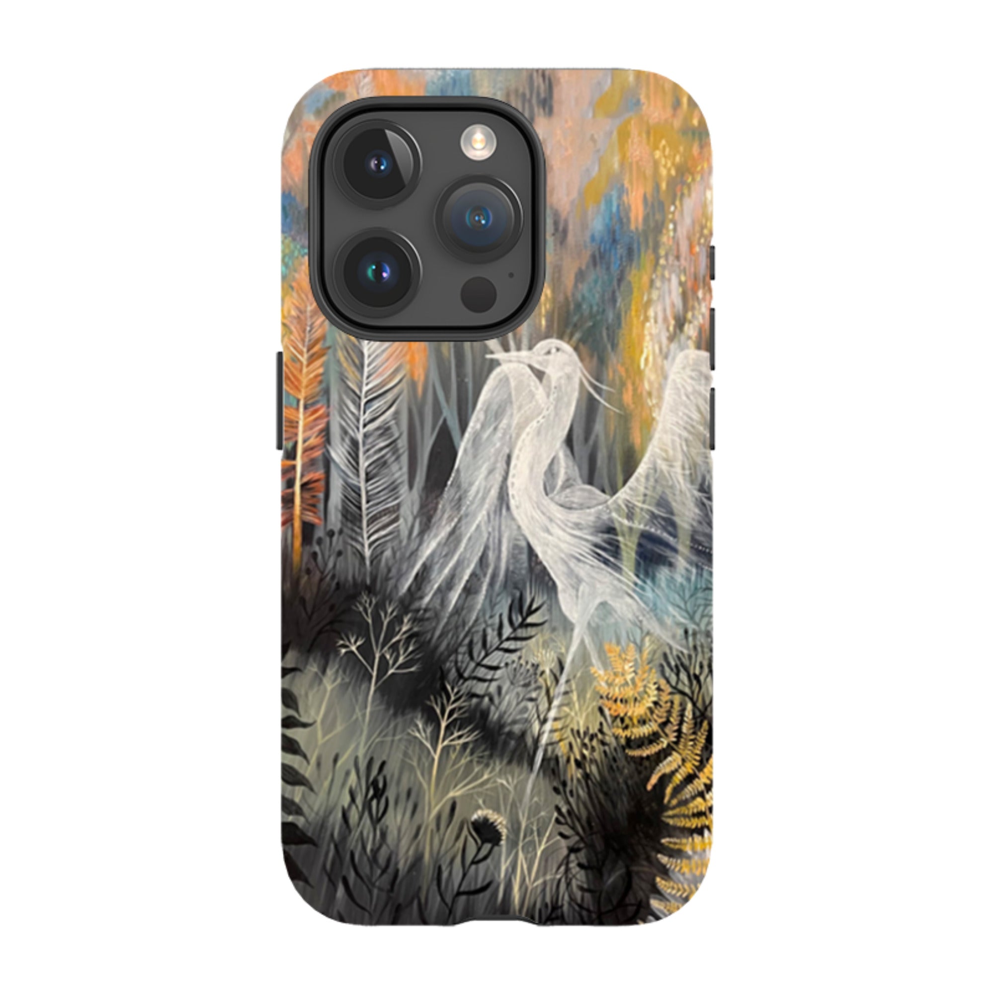 iPhone MagSafe Tough Case -  Ghost Heron By Mia Underwood