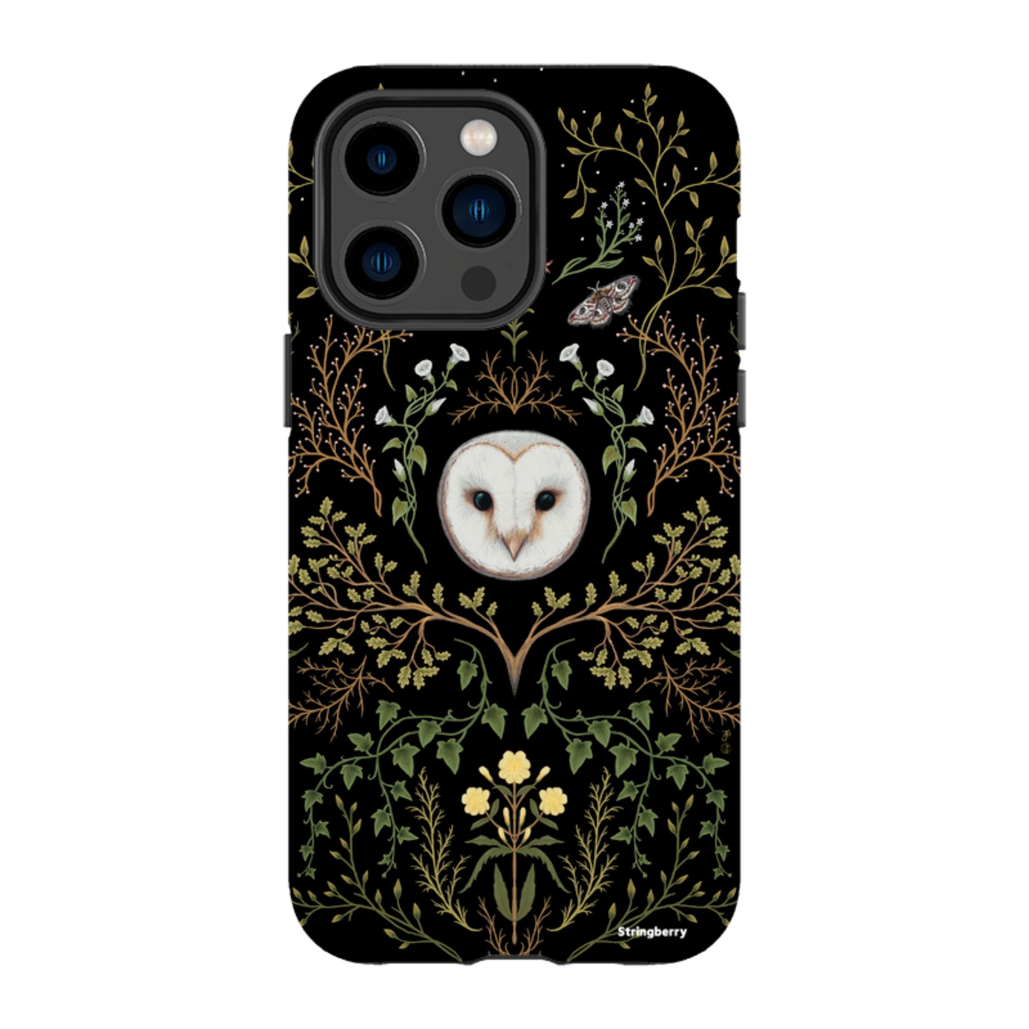 iPhone Tough Case - Owl Pattern By Anna Stead