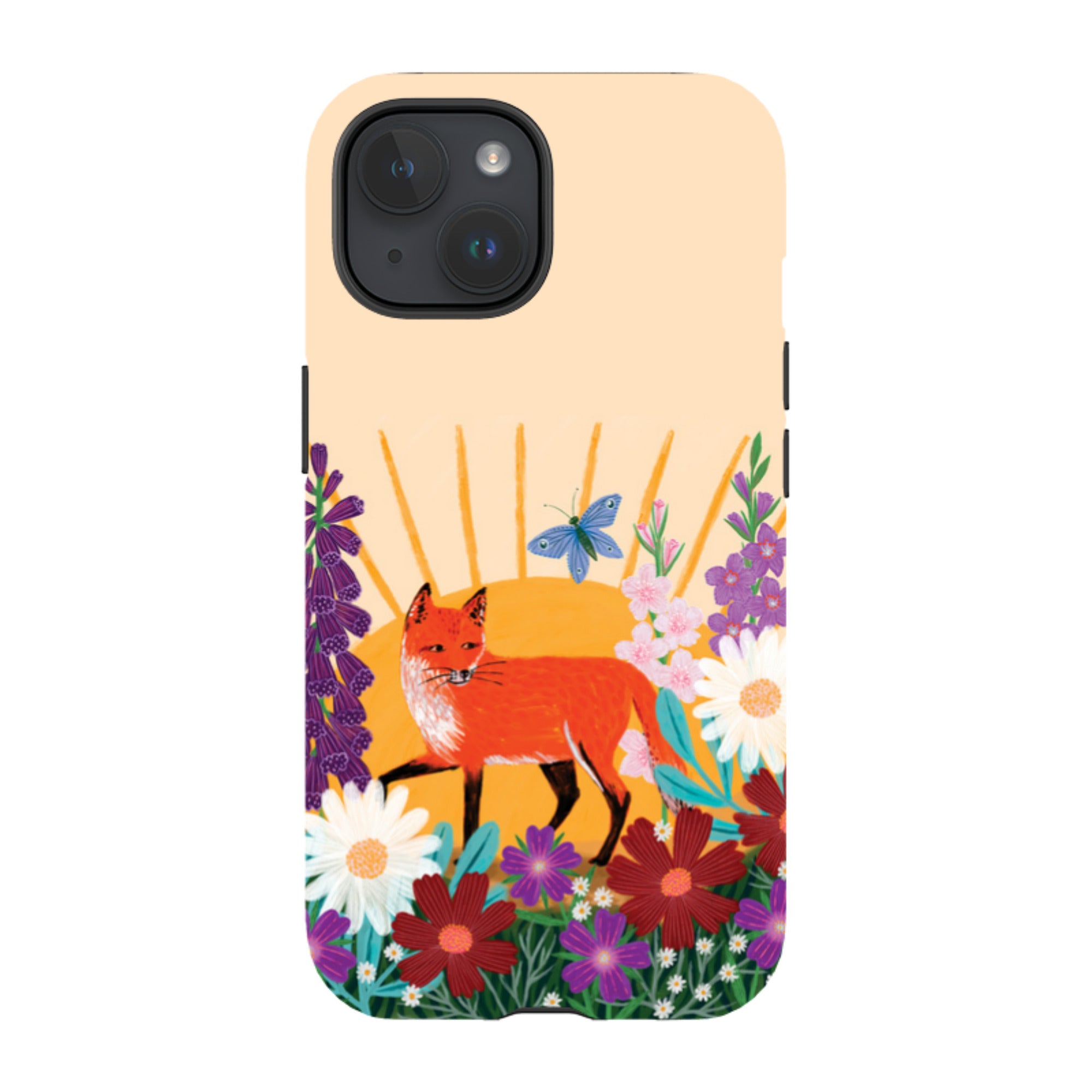 iPhone Tough Case - Summer Fox By Lee Foster Wilson