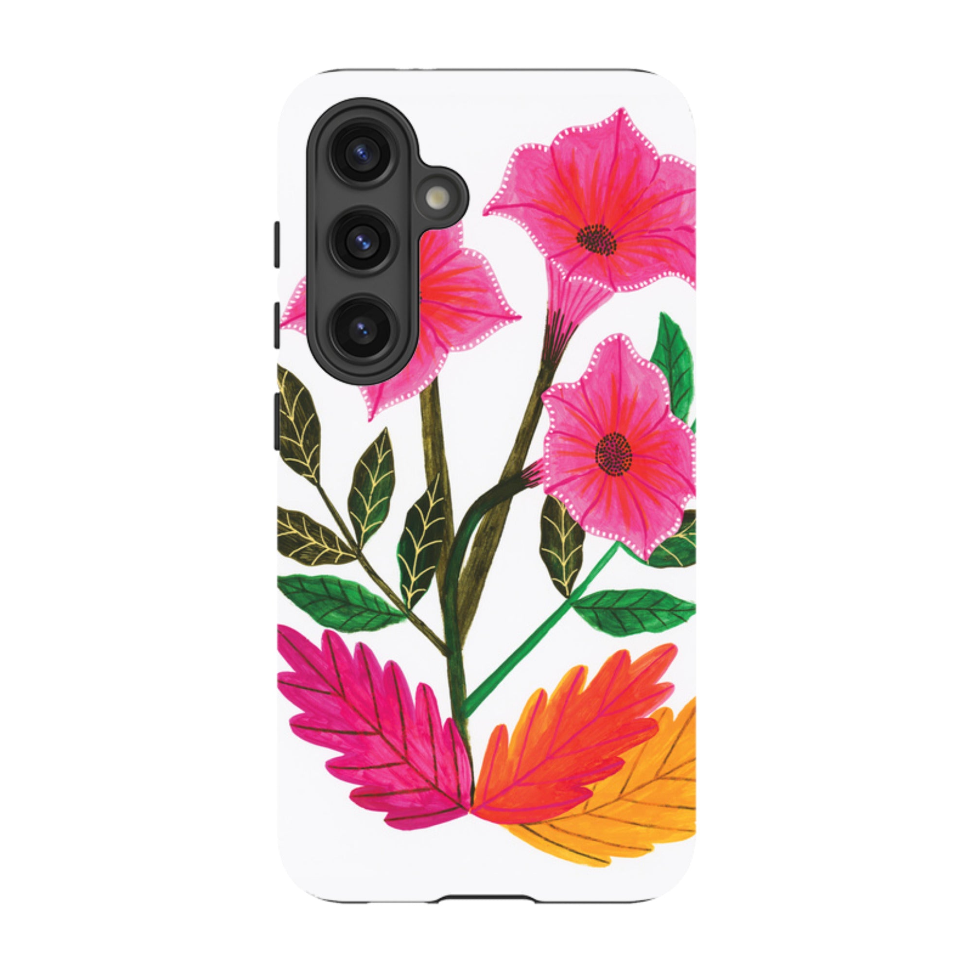 Samsung Tough Case - Trumpet Flowers By Lee Foster Wilson
