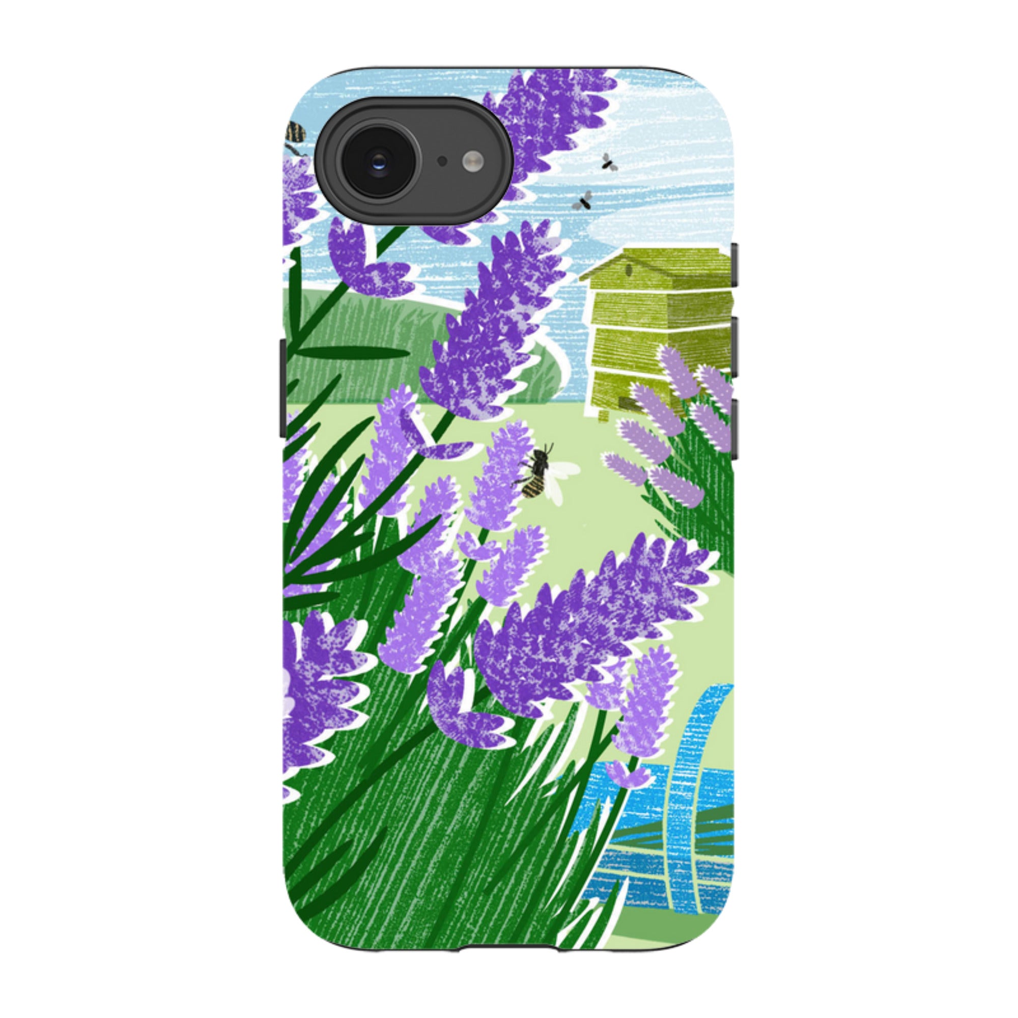 iPhone Tough Case - Lavender Garden By Liane Payne
