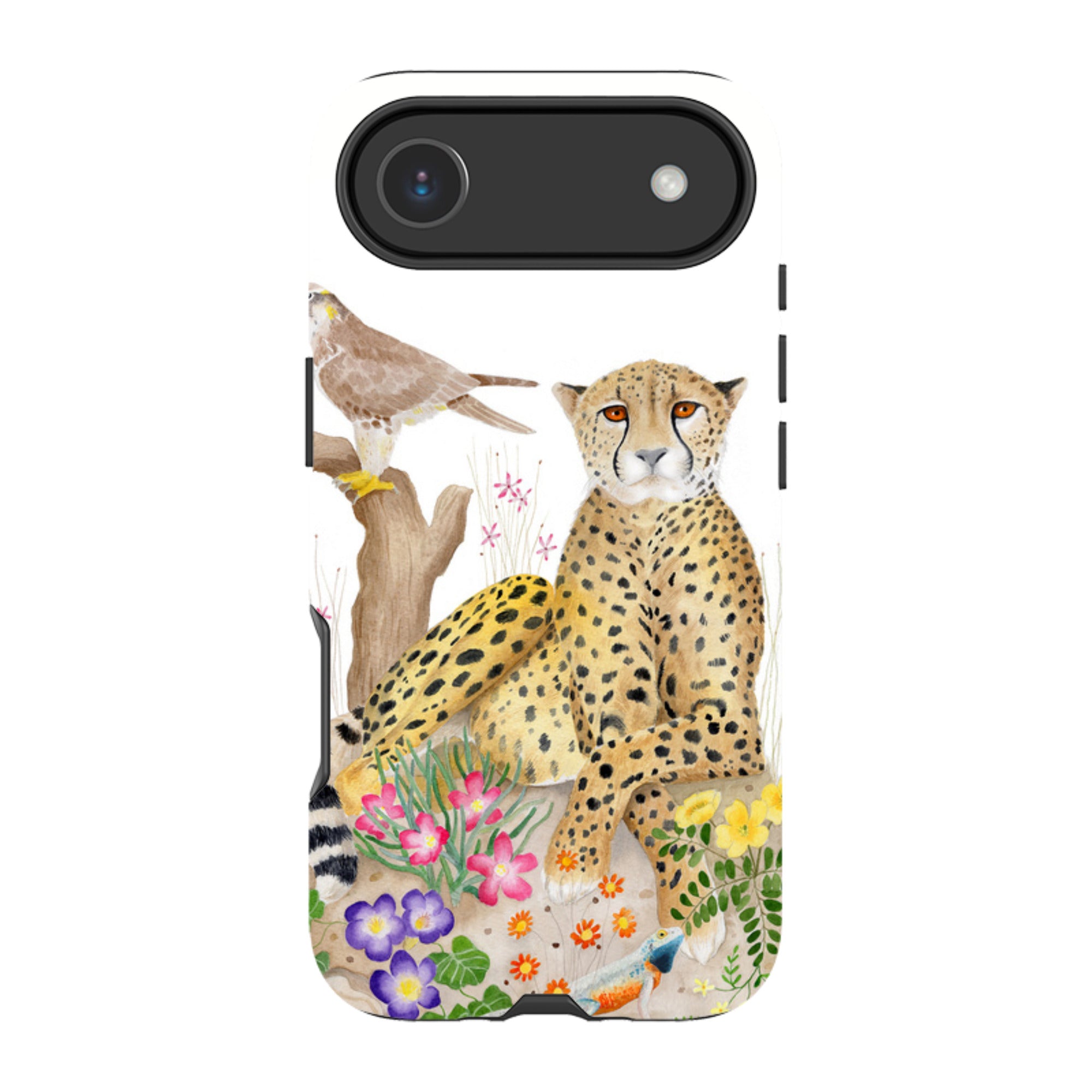 iPhone Tough Case - Botswana Cheetah By Bex Parkin