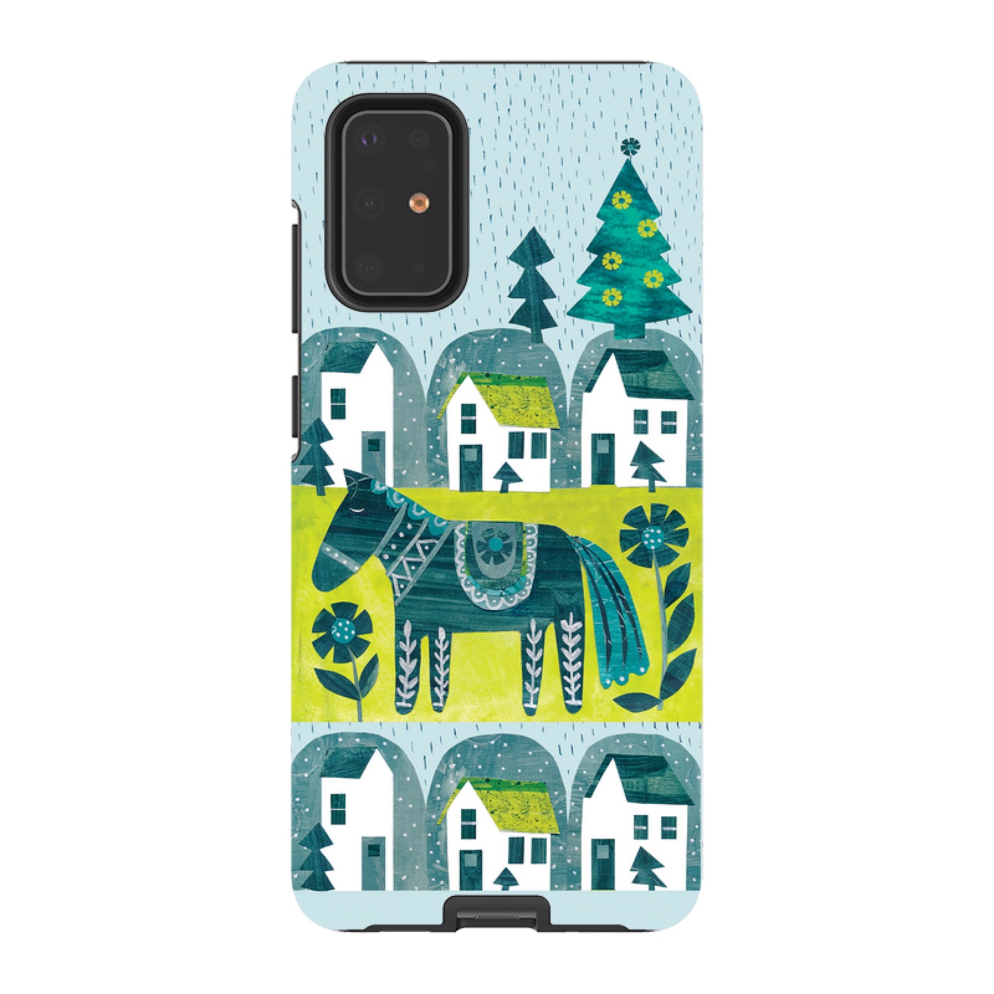 Samsung Tough Case - Winter Dala Horse By Tracey English