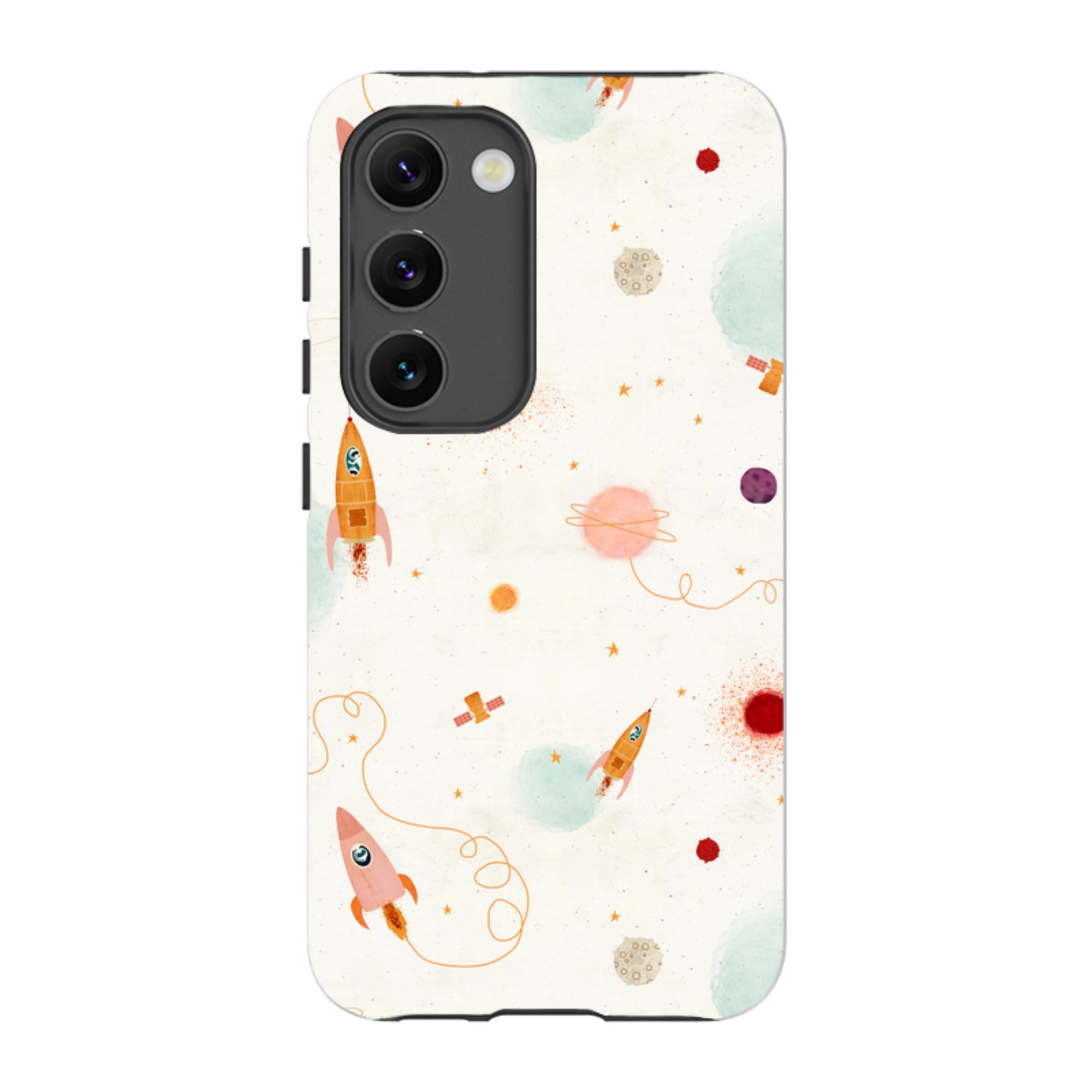 Samsung Tough Case - Rockets Cream By Katherine Quinn