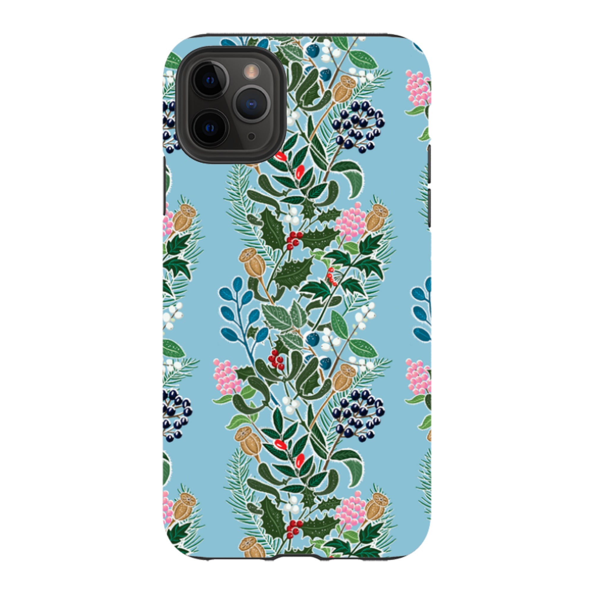 iPhone Tough Case - Winter Hedge-2 By kate Heiss