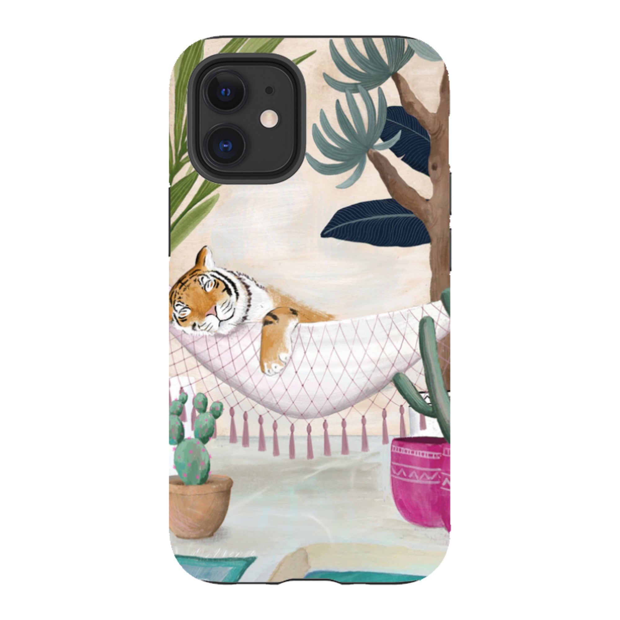 iPhone Tough Case - Tiger Hammock By Bex Parkin
