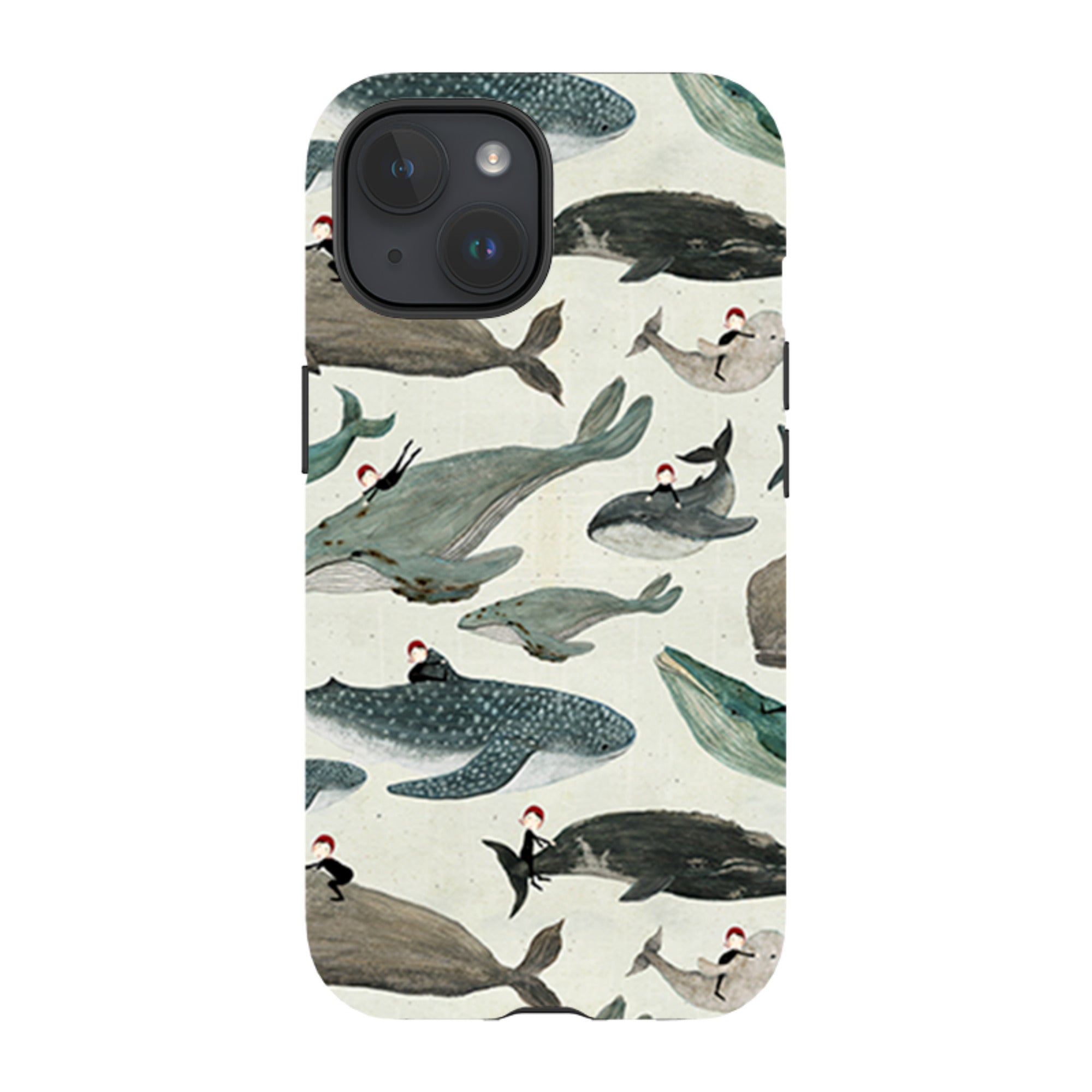 iPhone Tough Case - Whale Rider By Katherine Quinn
