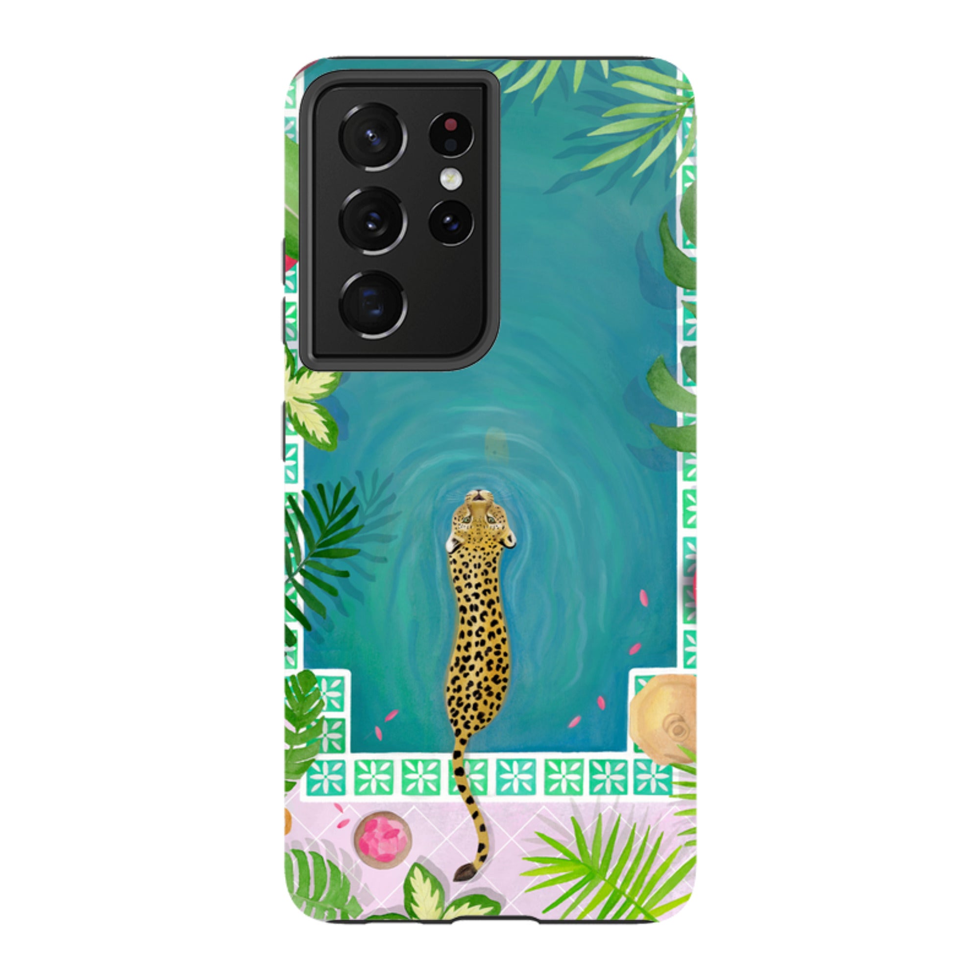 Samsung Tough Case - Morocco Pool Leopard By Bex Parkin