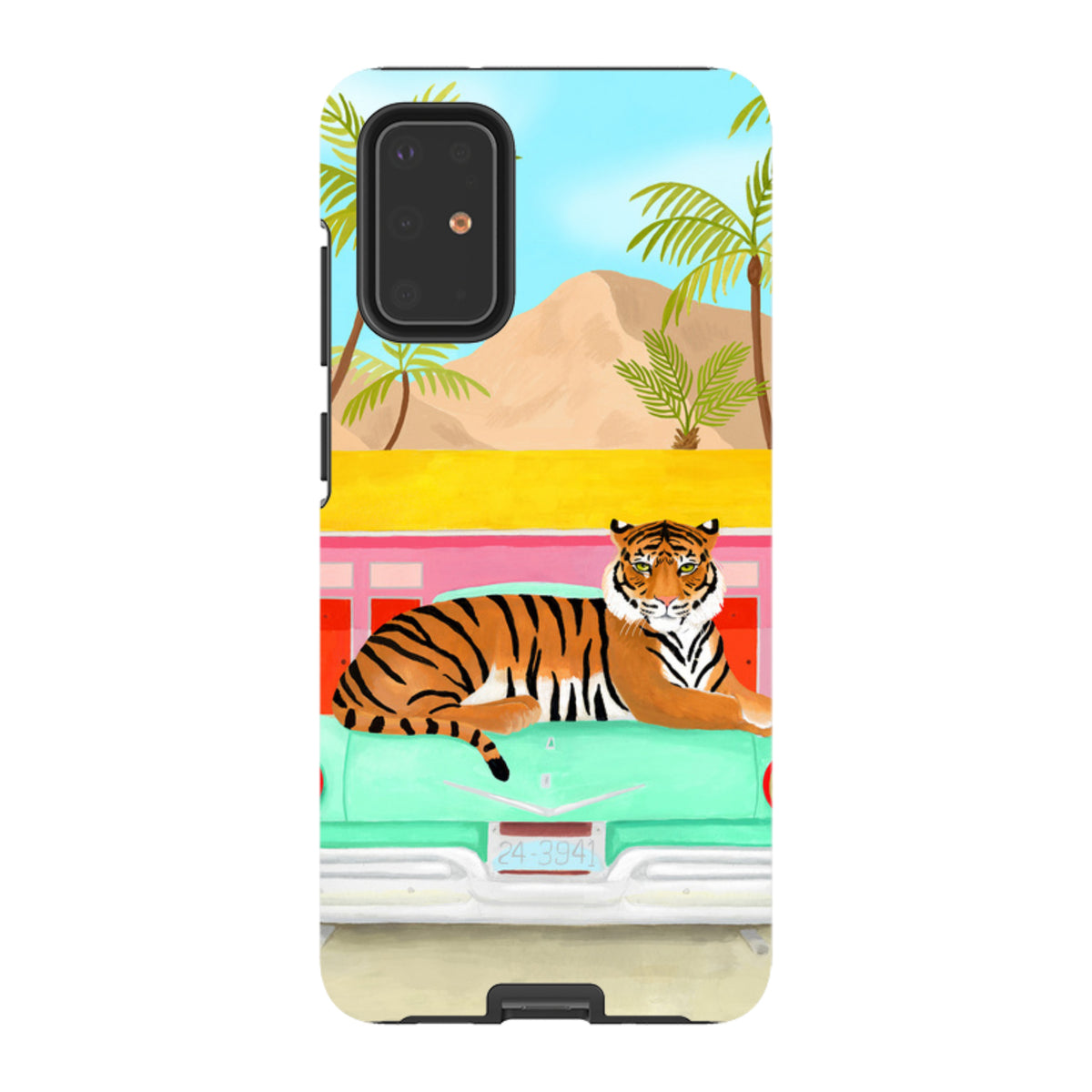 Samsung Tough Case - Palm Motel Tiger By Bex Parkin