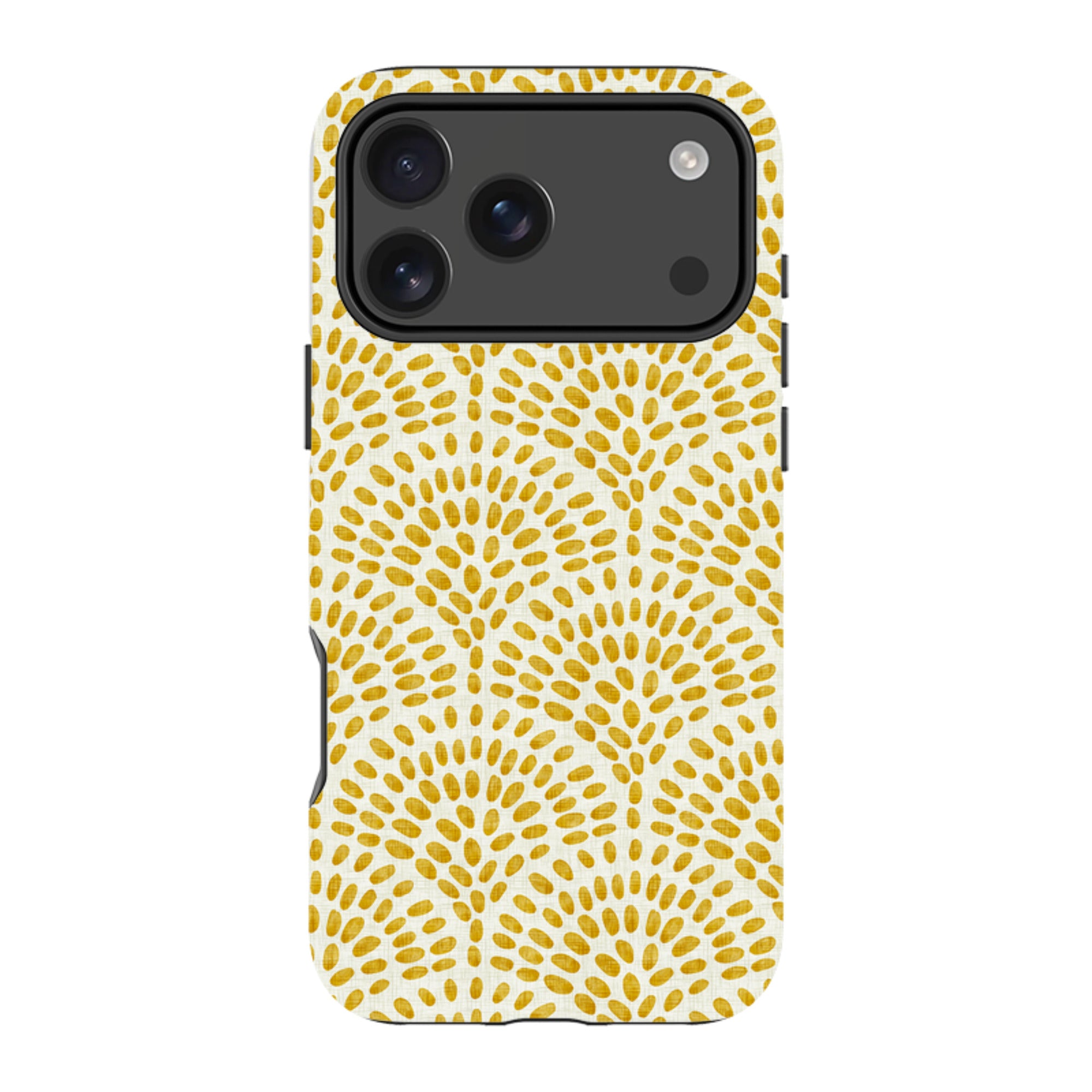 iPhone MagSafe Tough Case - Scallop - Mustard By Katherine Quinn