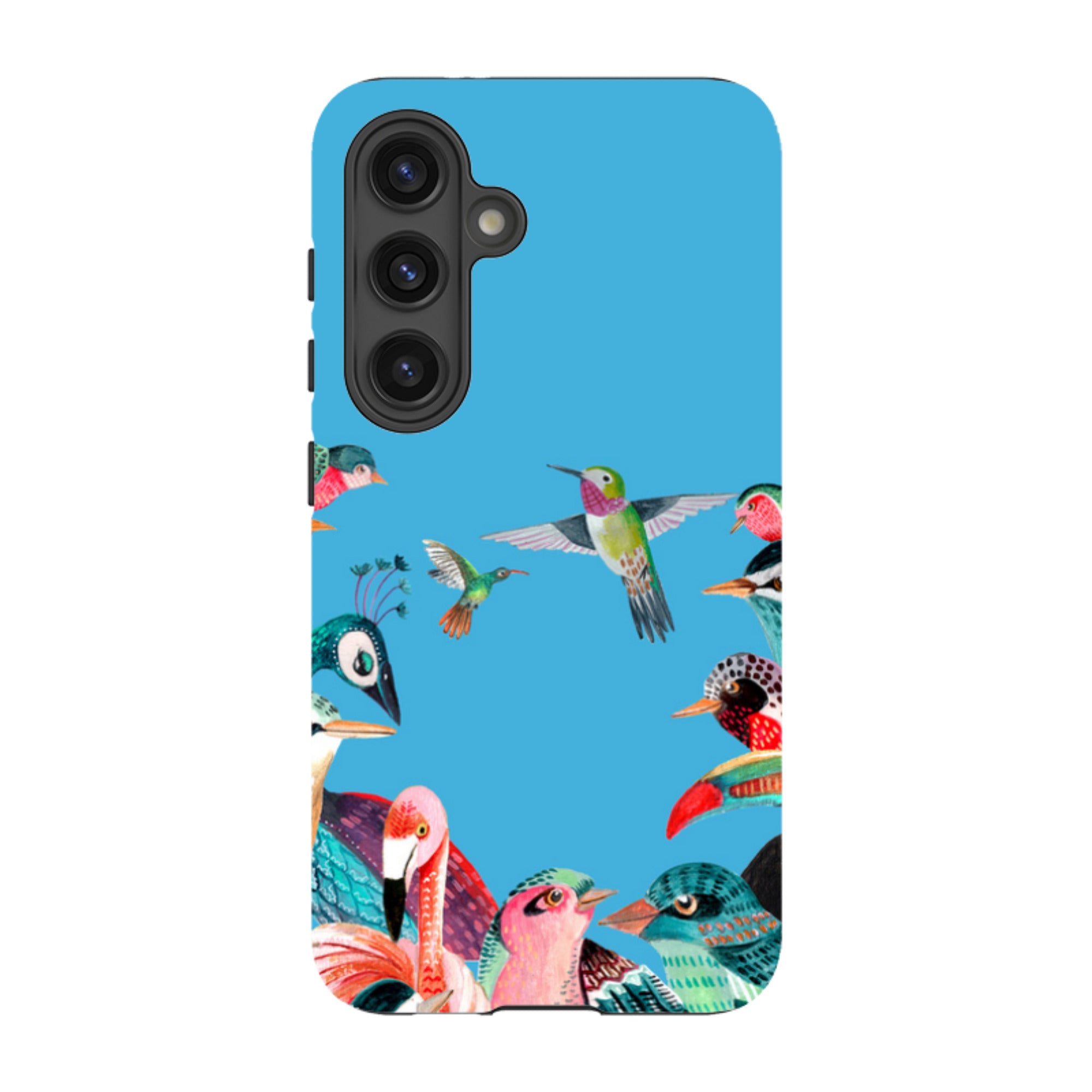 Samsung Tough Case - Blue Birds By Caroline Bonne Muller