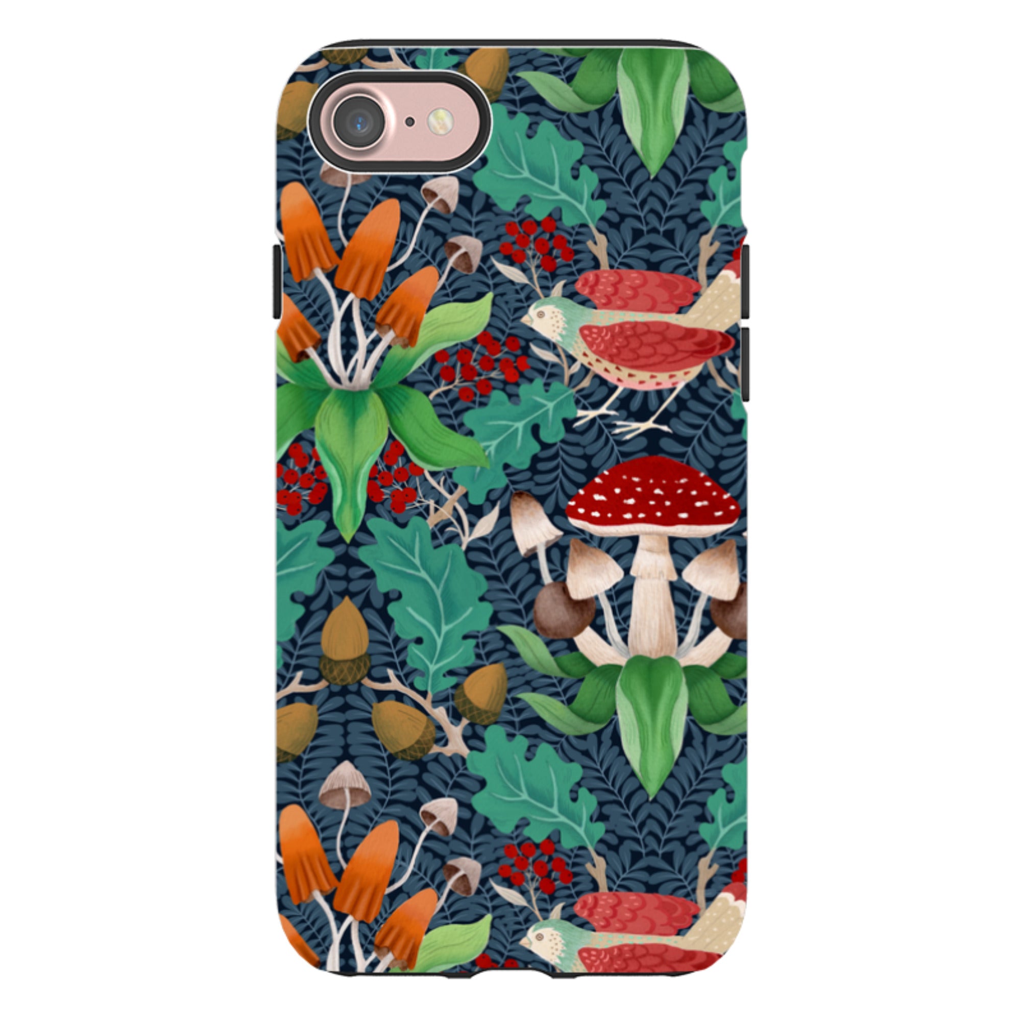 iPhone Tough Case - Mushrooms By Bex Parkin