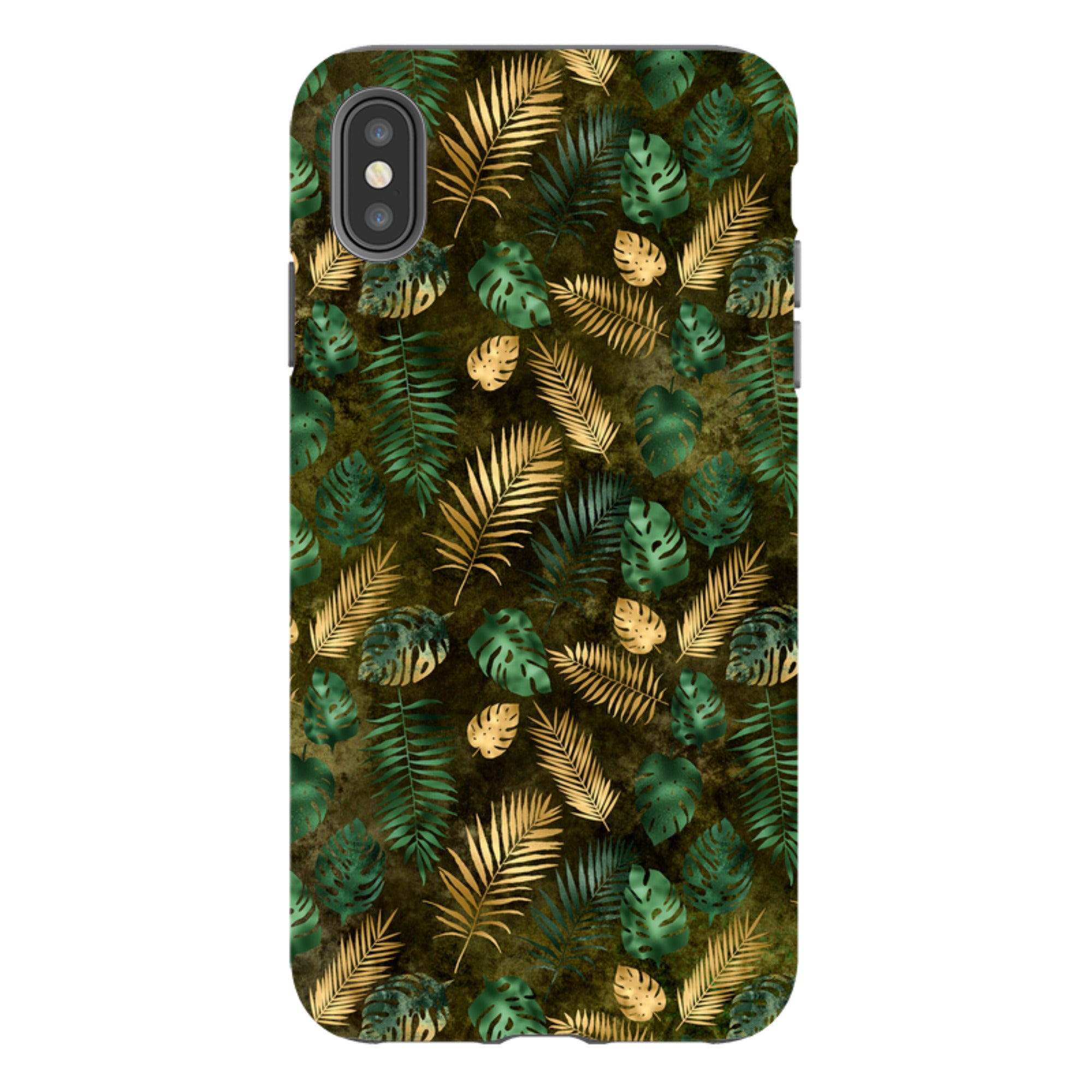 iPhone Tough Case - Feather Greens