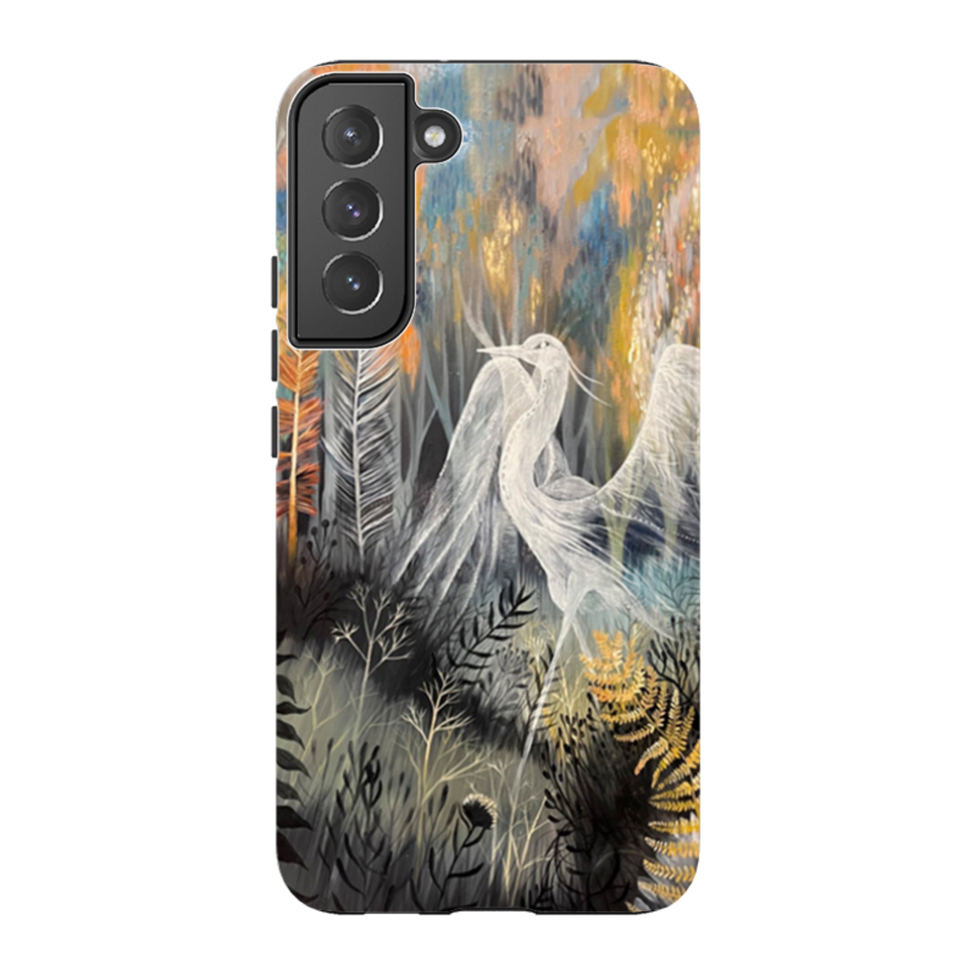 Samsung Tough Case - Ghost Heron By Mia Underwood