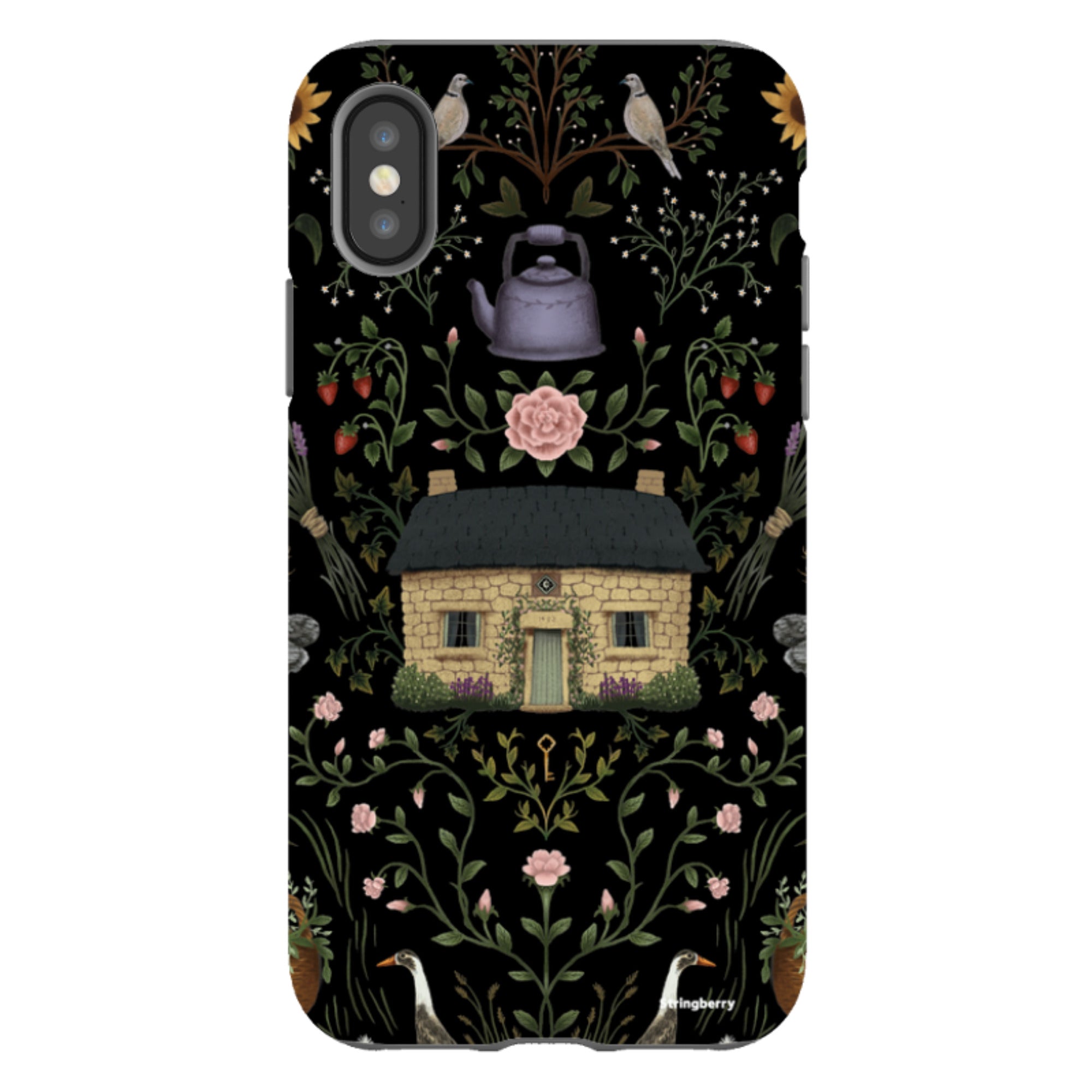 iPhone Tough Case - Cottage By Anna Stead