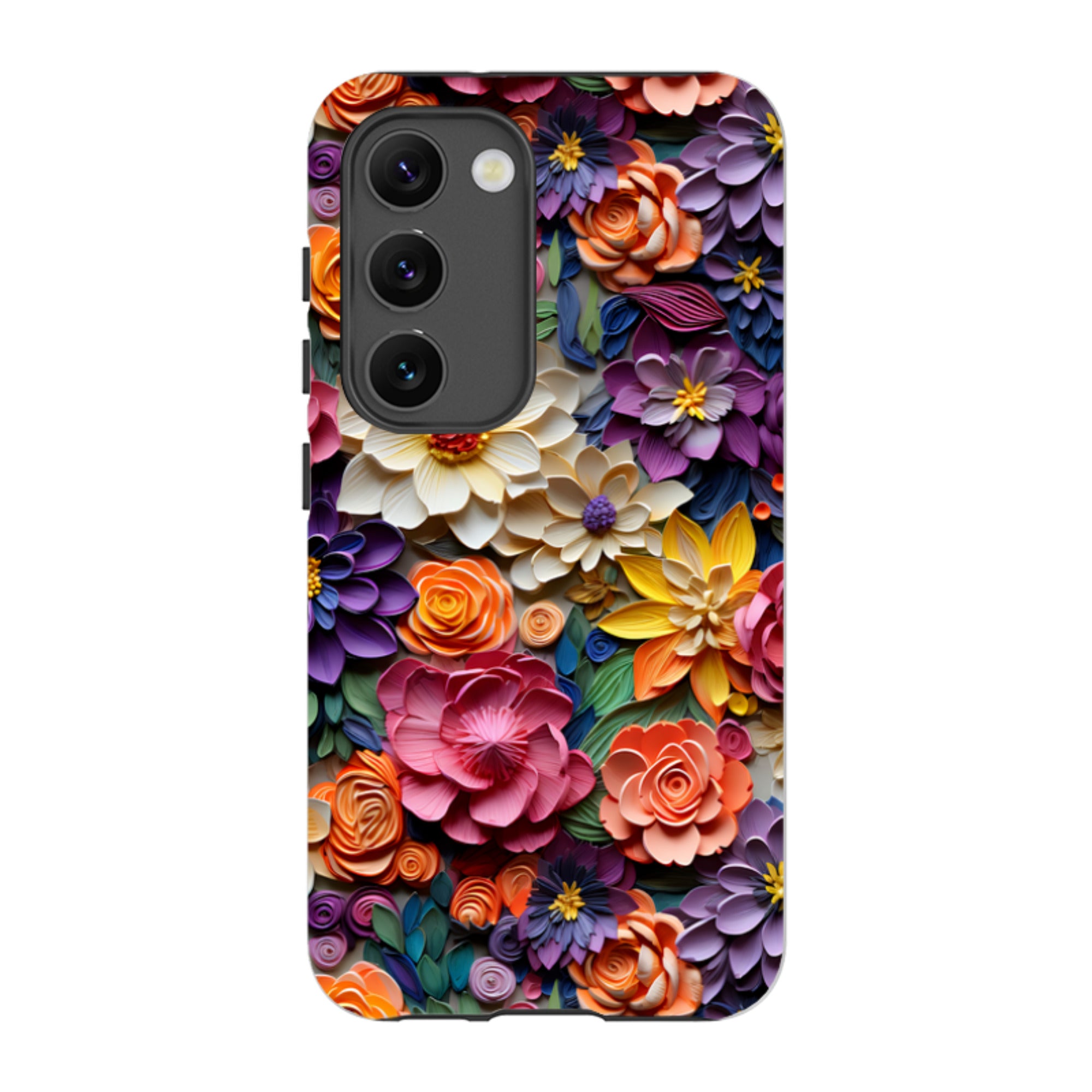 Samsung Tough Case - Violet Floral