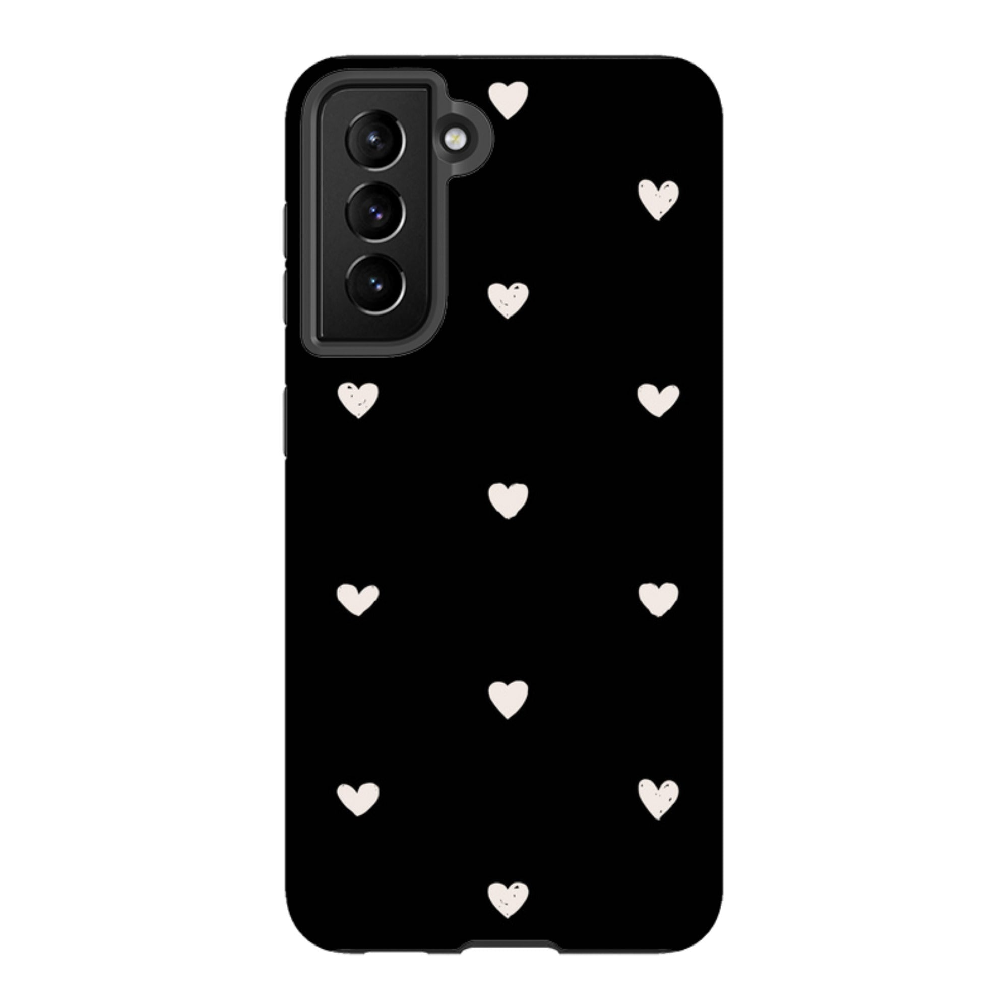 Samsung Tough Case - Hearts Black