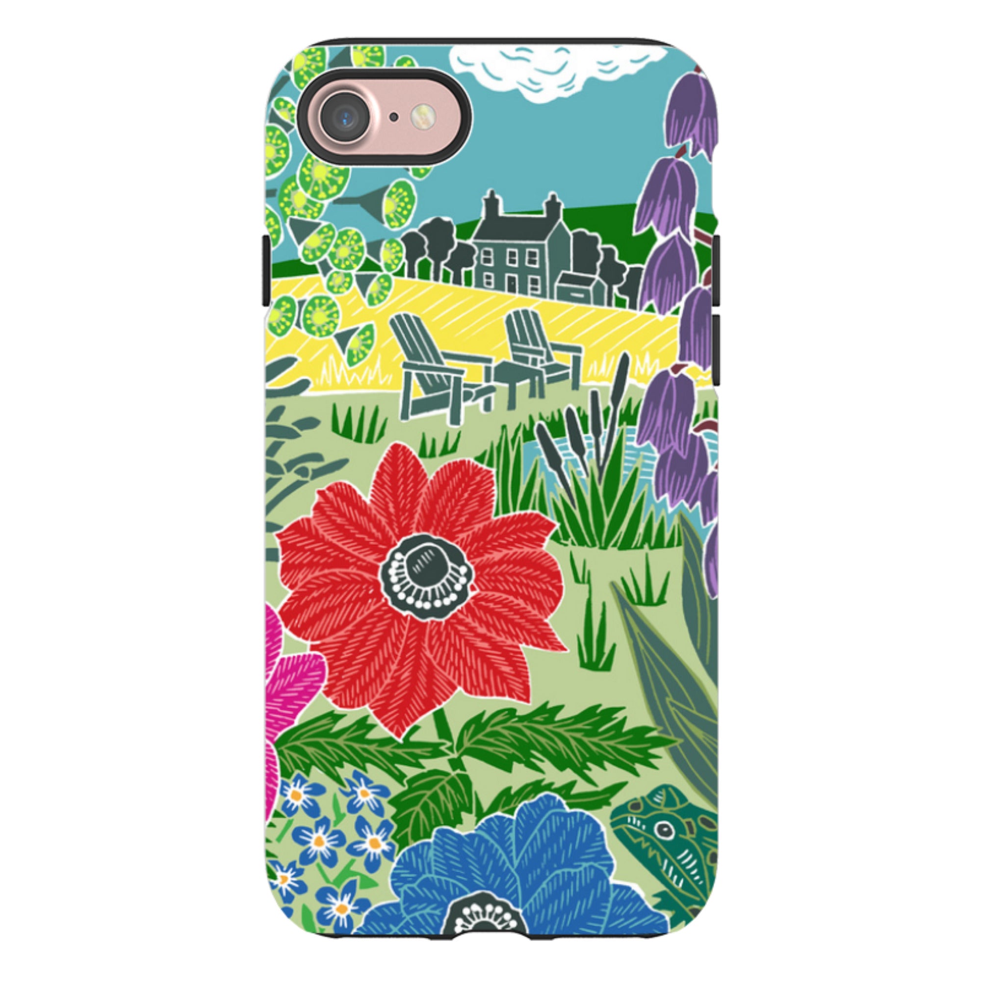 iPhone Tough Case - Camassias By kate Heiss