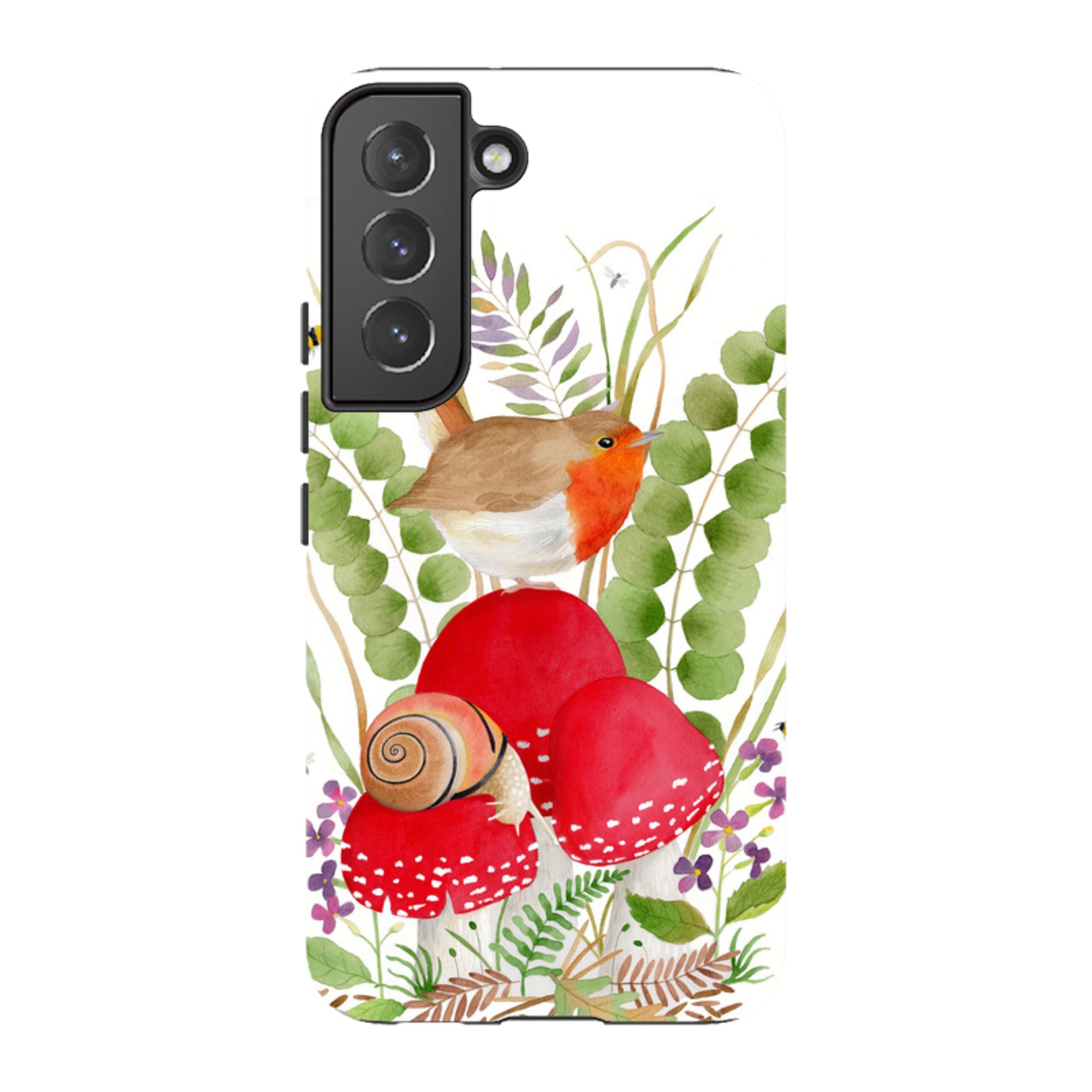 Samsung Tough Case - Robin And Snail By Bex Parkin