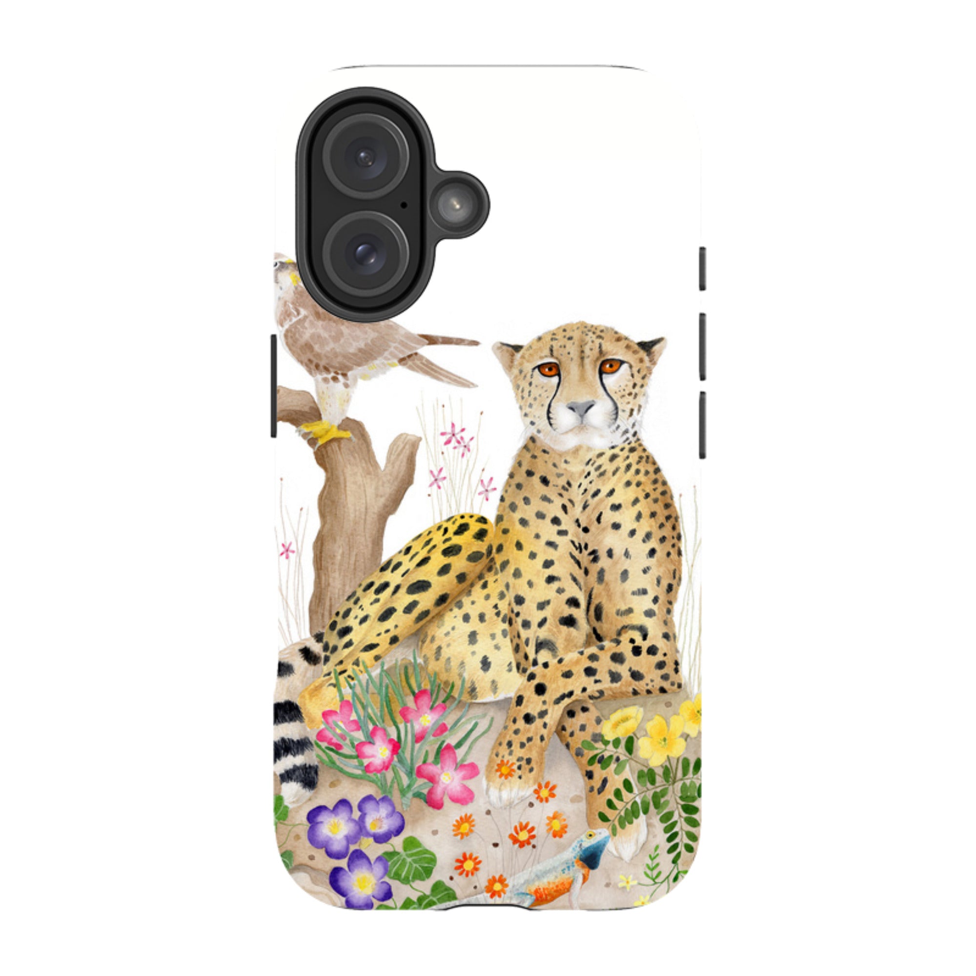 iPhone Tough Case - Botswana Cheetah By Bex Parkin