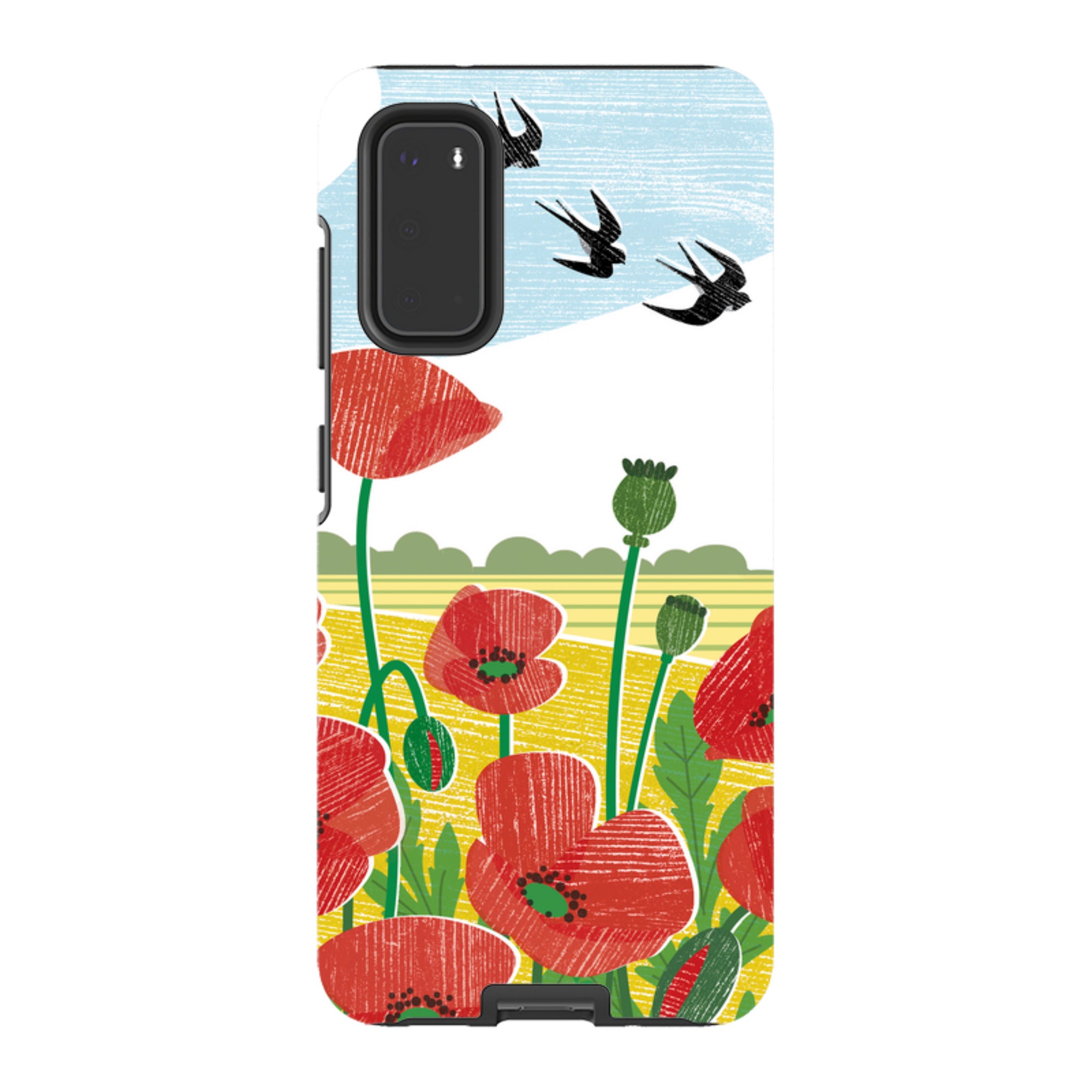 Samsung Tough Case - Poppy Fields By Liane Payne
