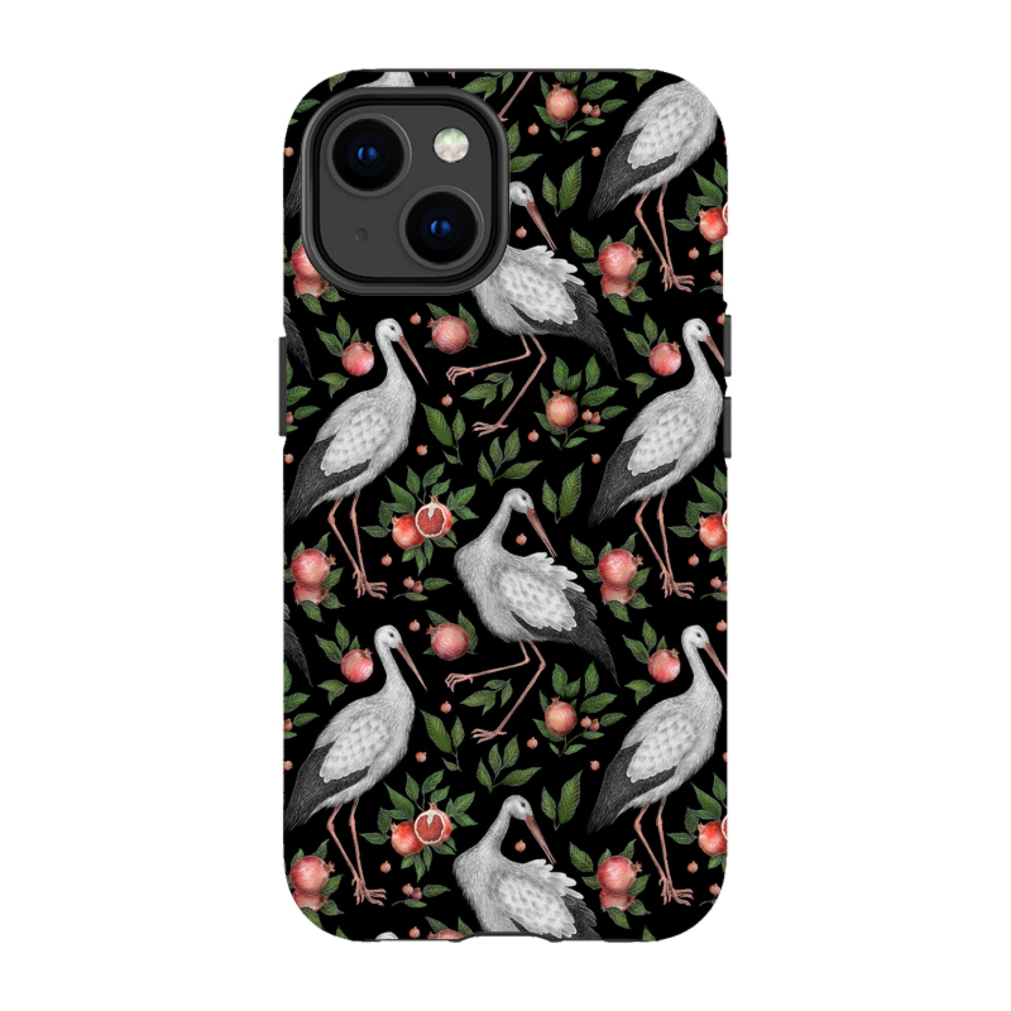 iPhone Tough Case - Stork Pattern By Catherine Rowe