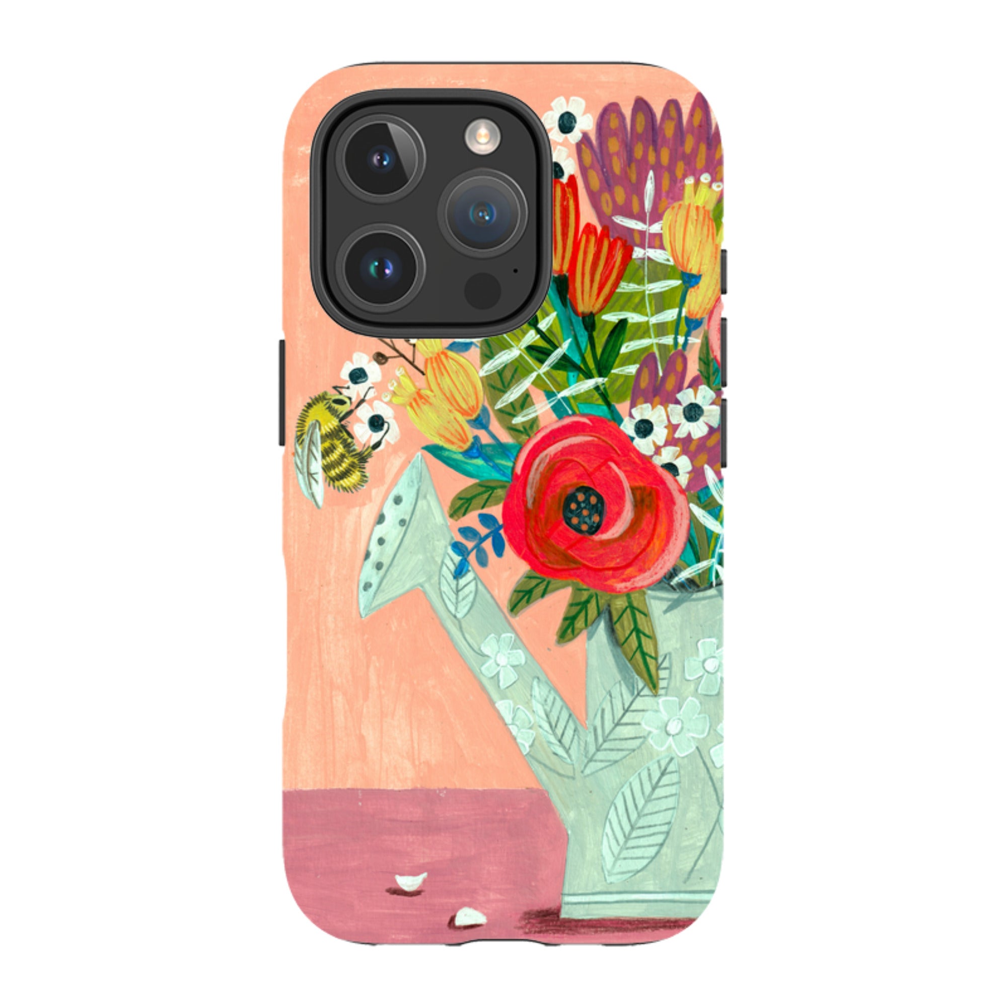 iPhone Tough Case - Watering Can By Caroline Bonne Muller