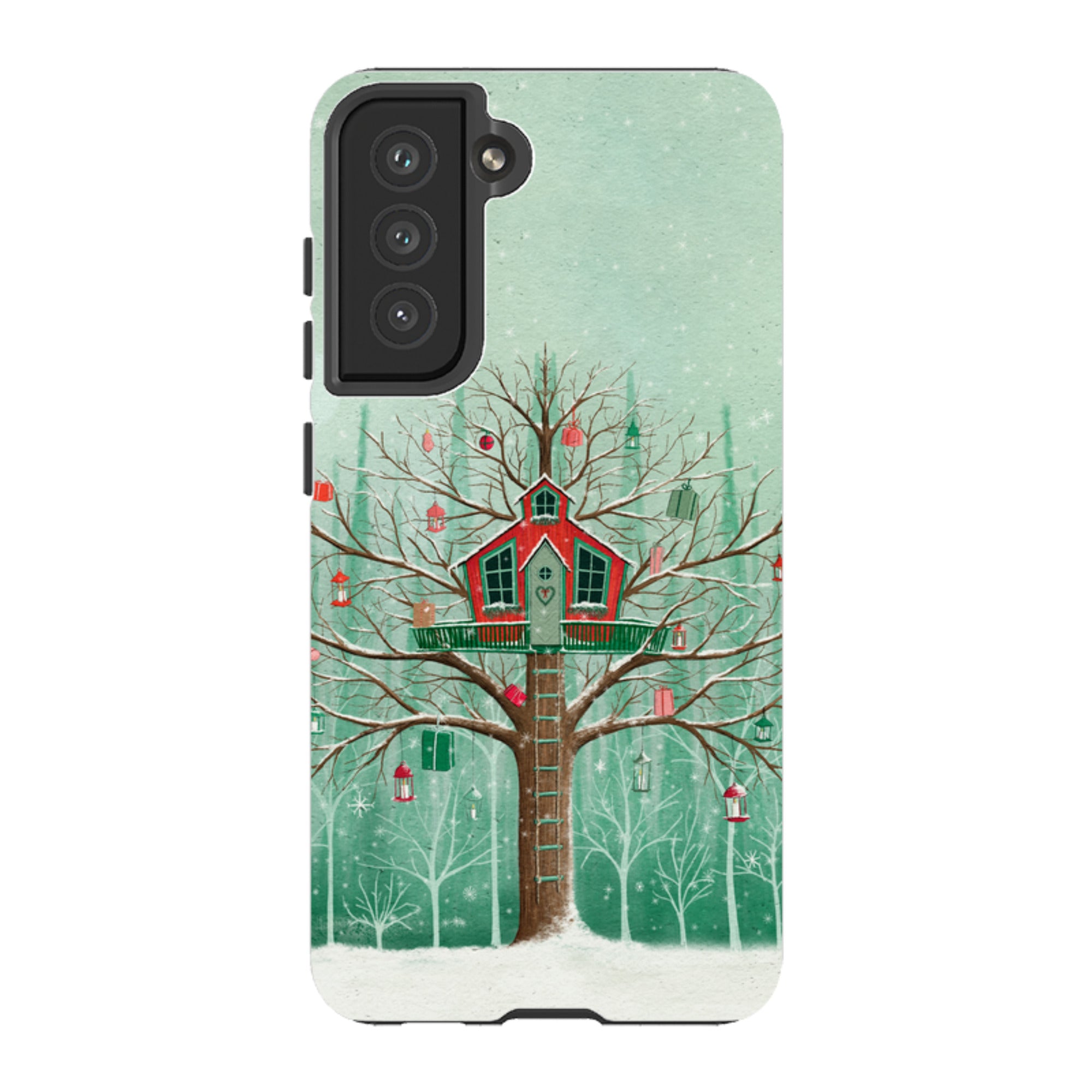 Samsung Tough Case - Christmas Tree House By Maja Lindberg