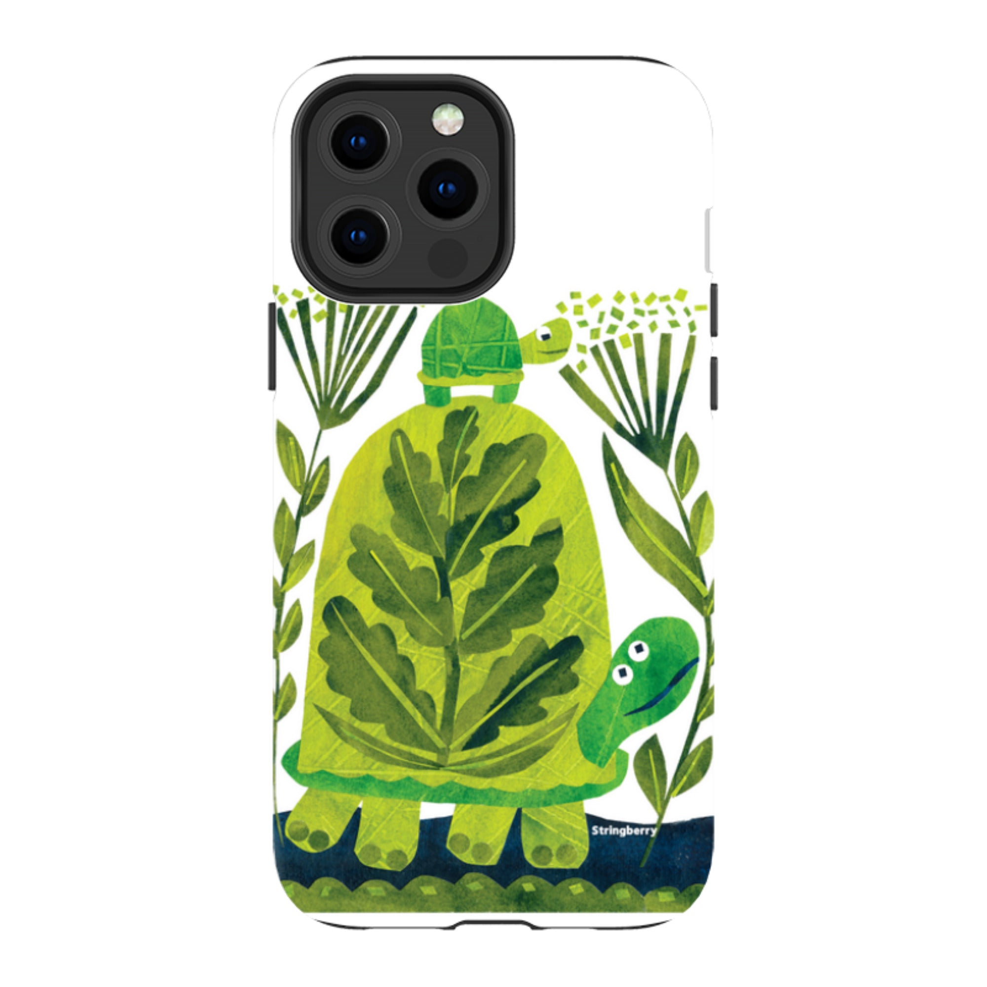 iPhone MagSafe Tough Case - Folk Tortoise By Tracey English