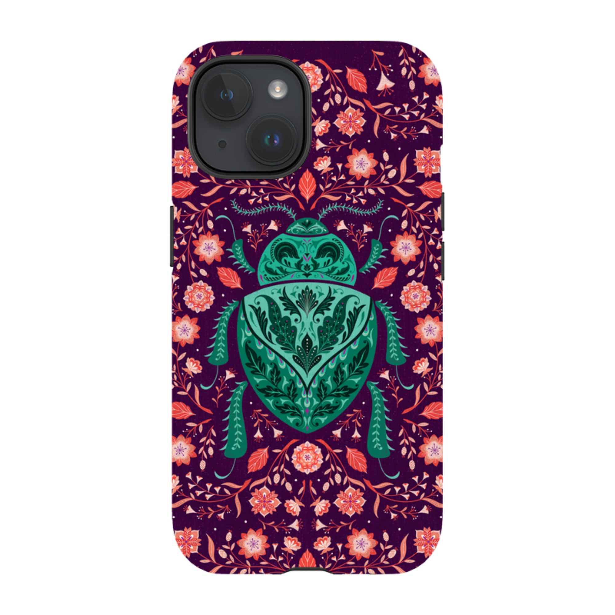 iPhone Tough Case - Beetle By Jenny Zemanek